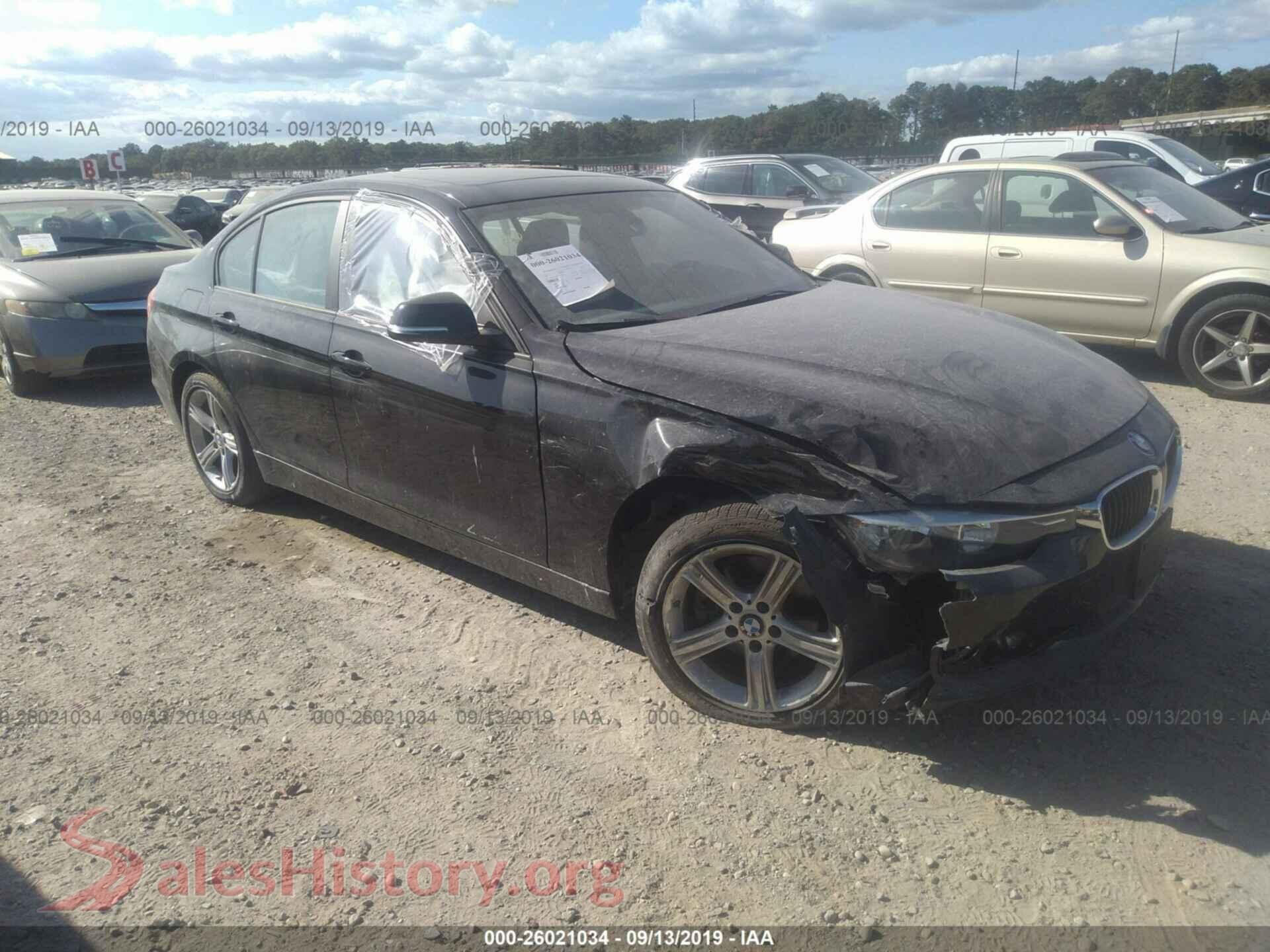 2015 BMW 320 — VIN WBA3C3G56FNS73623