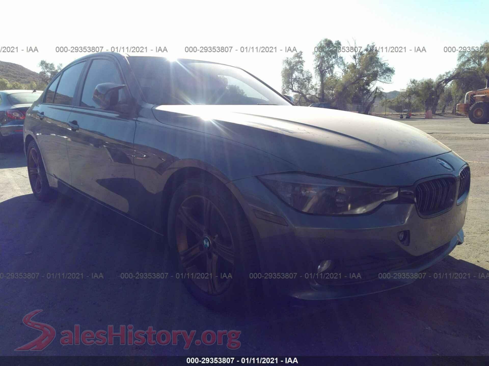 2014 BMW 3 SERIES — VIN WBA3D3C58EK155494