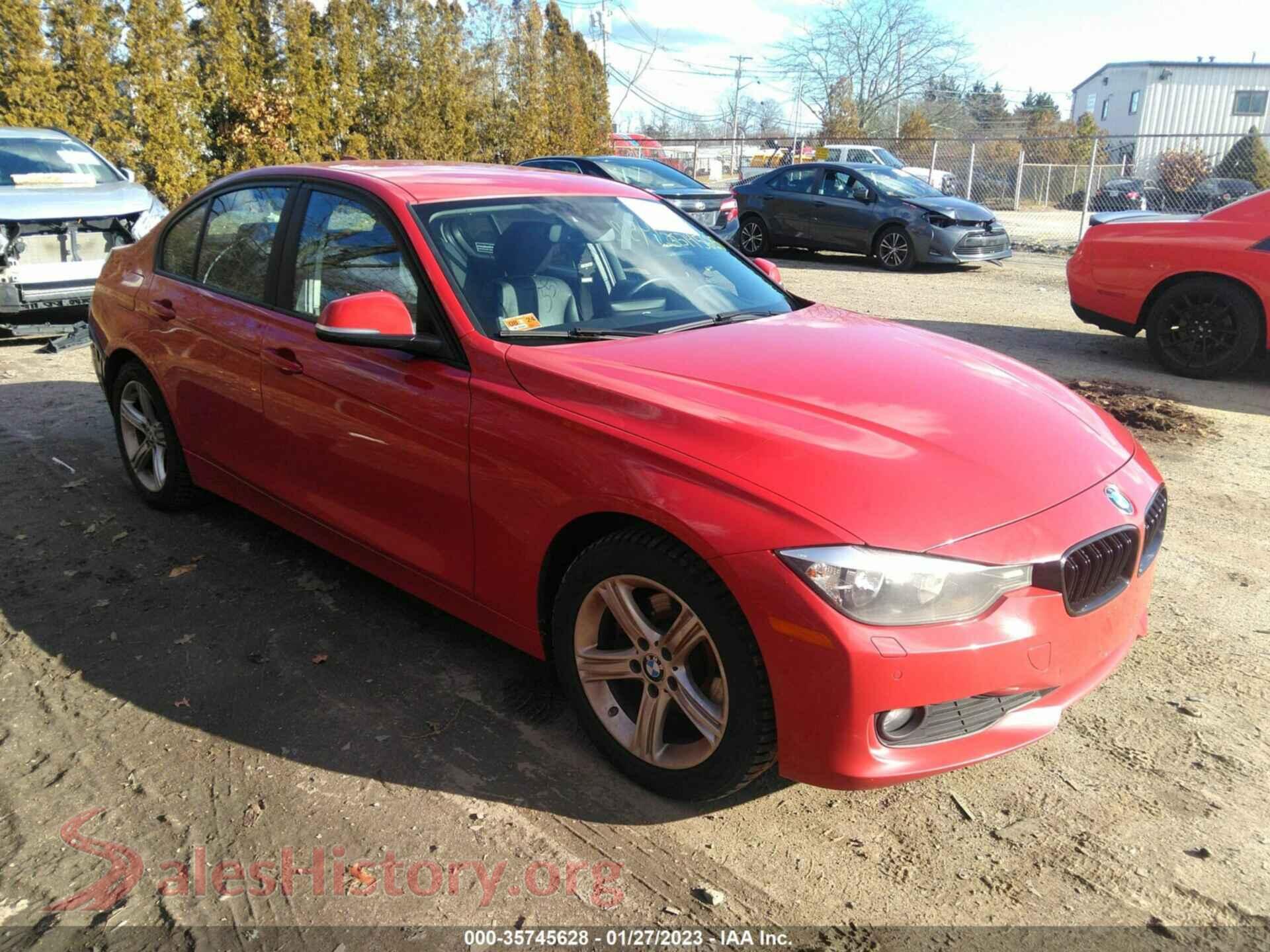 2014 BMW 3 SERIES — VIN WBA3D5C52EKX97950