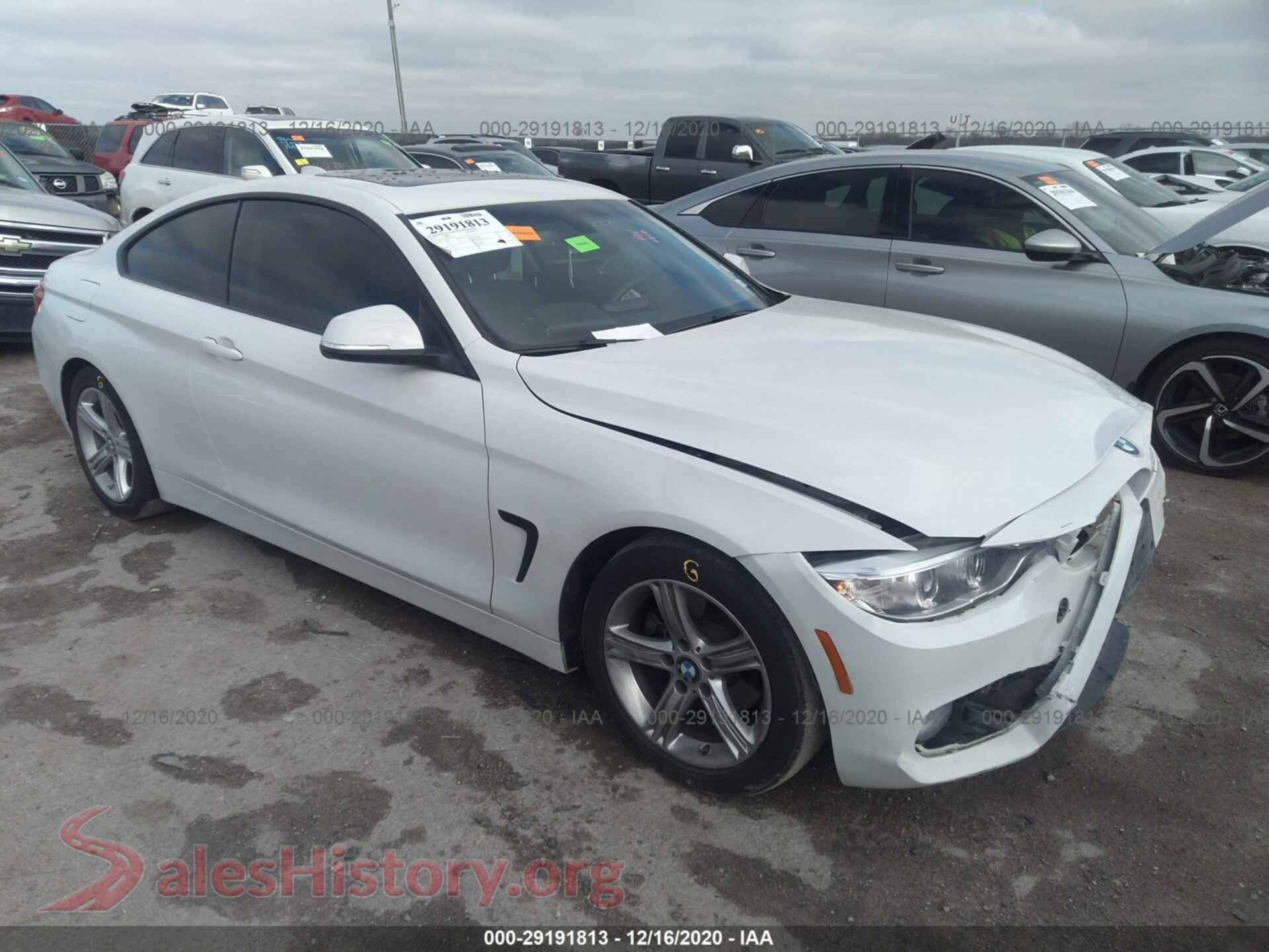 2014 BMW 4 SERIES — VIN WBA3N3C55EF711377
