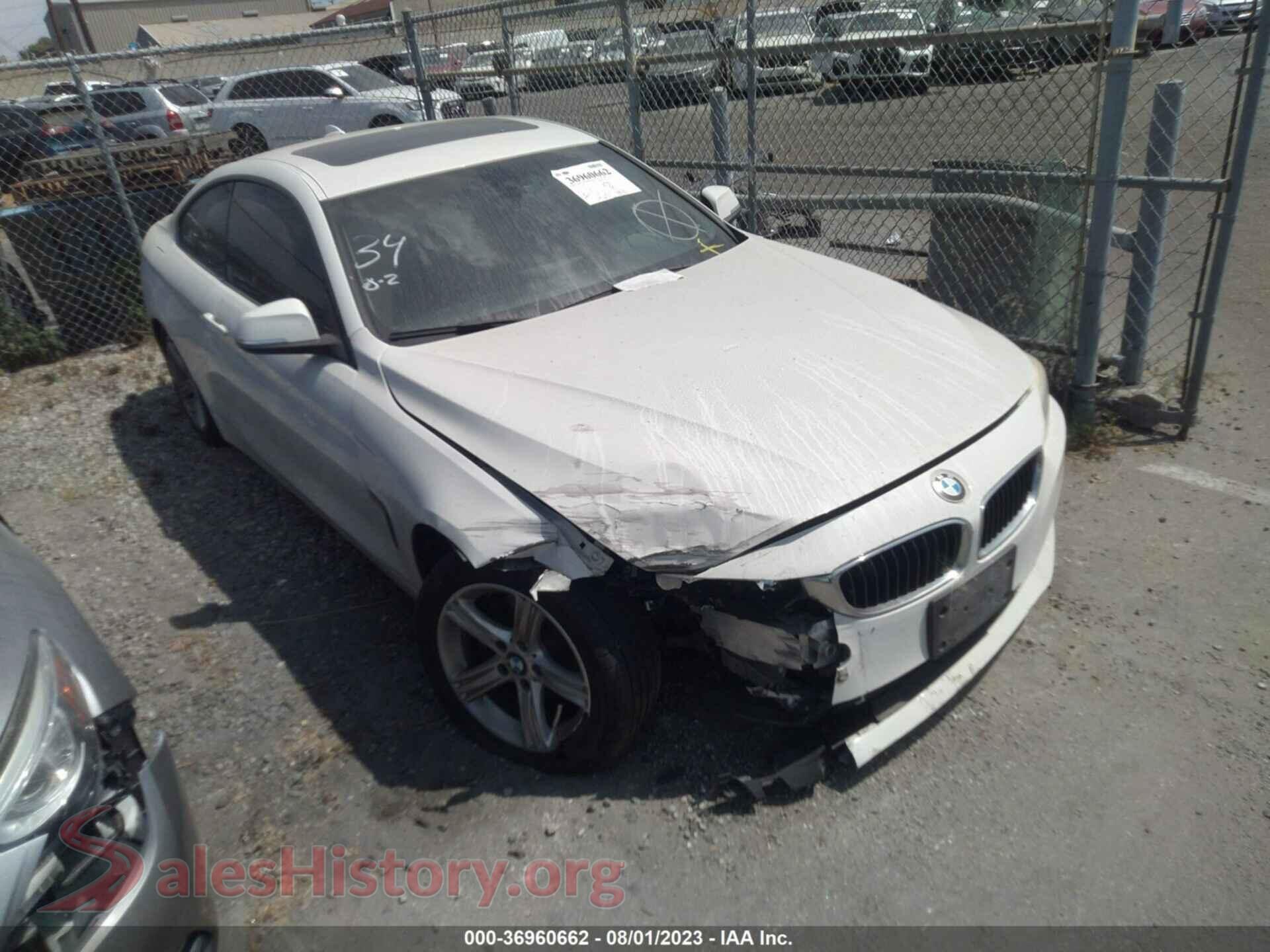 2014 BMW 4 SERIES — VIN WBA3N3C57EF710814
