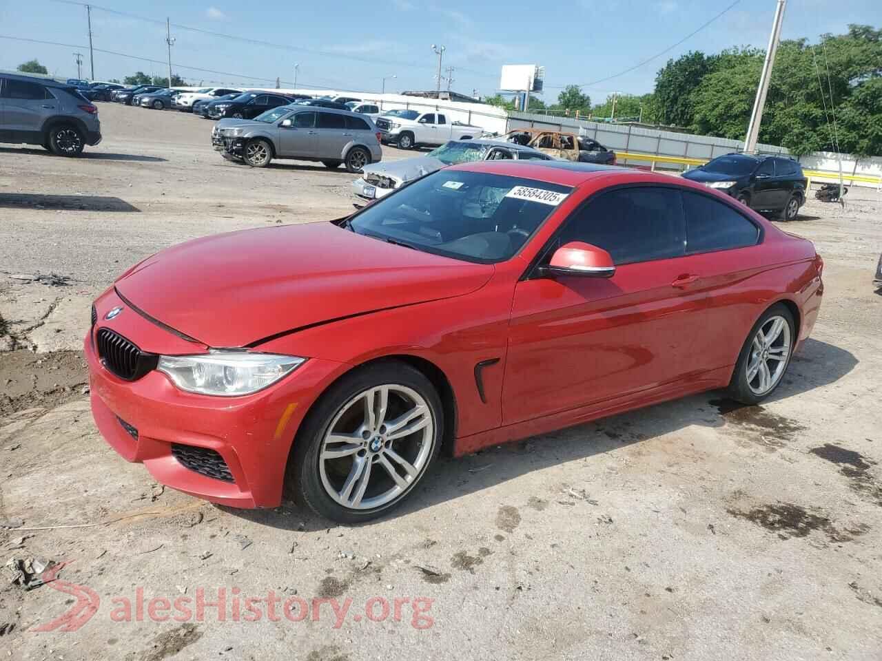 2014 BMW 4 SERIES — VIN WBA3N3C5XEK230449
