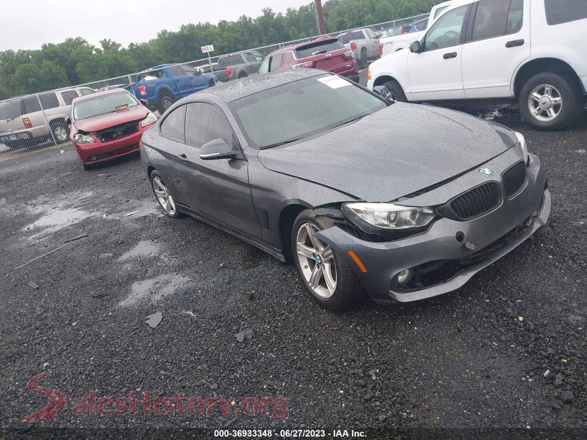 2014 BMW 4 SERIES — VIN WBA3N5C56EK197185