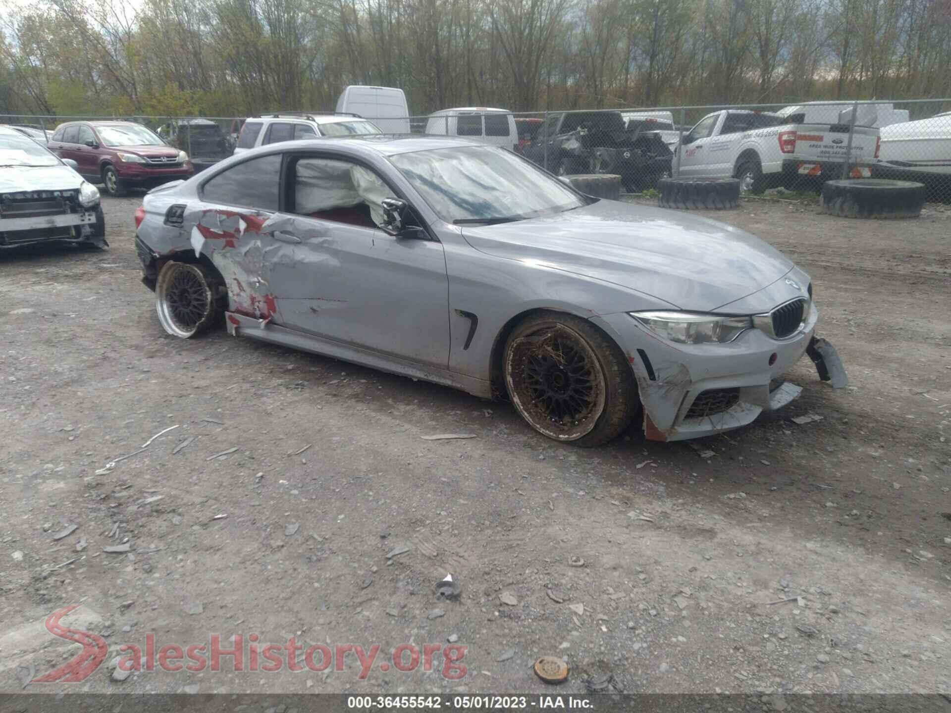 2016 BMW 4 SERIES — VIN WBA3N7C53GK227421