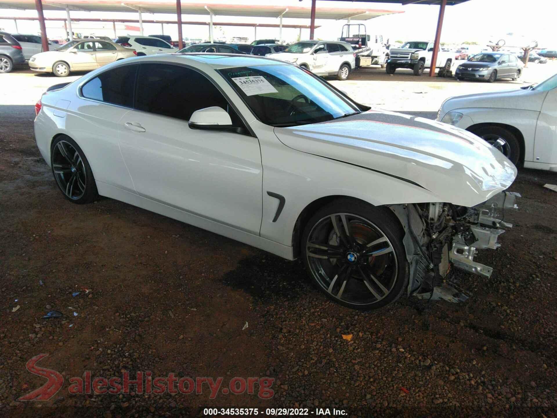 2014 BMW 4 SERIES — VIN WBA3R1C50EK190939