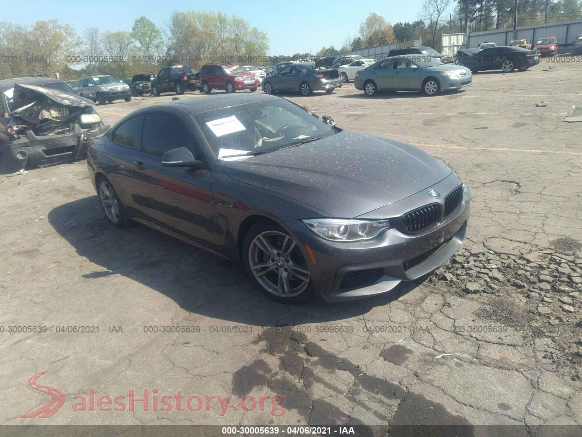 2015 BMW 4 SERIES — VIN WBA3R1C59FK195624