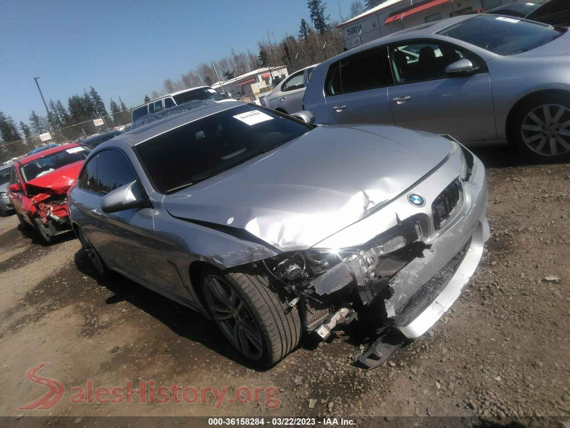 2014 BMW 4 SERIES — VIN WBA3R1C5XEK192455