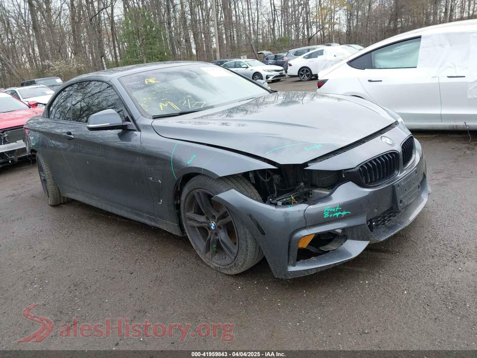 2015 BMW 428I — VIN WBA3V5C56FP753337