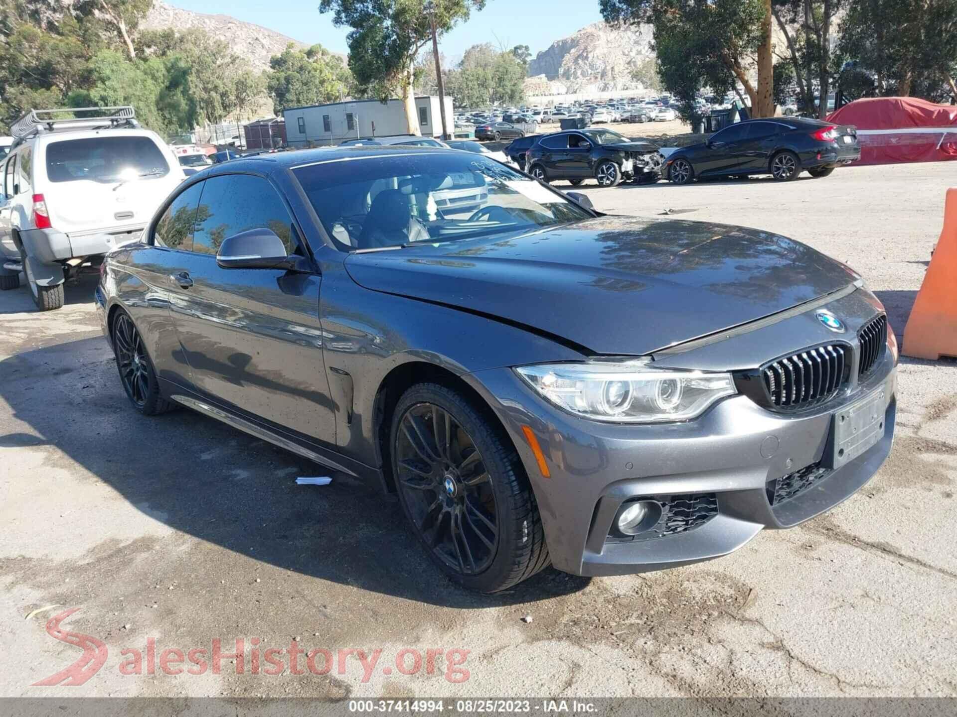 2016 BMW 4 SERIES — VIN WBA3V7C55G5A26105