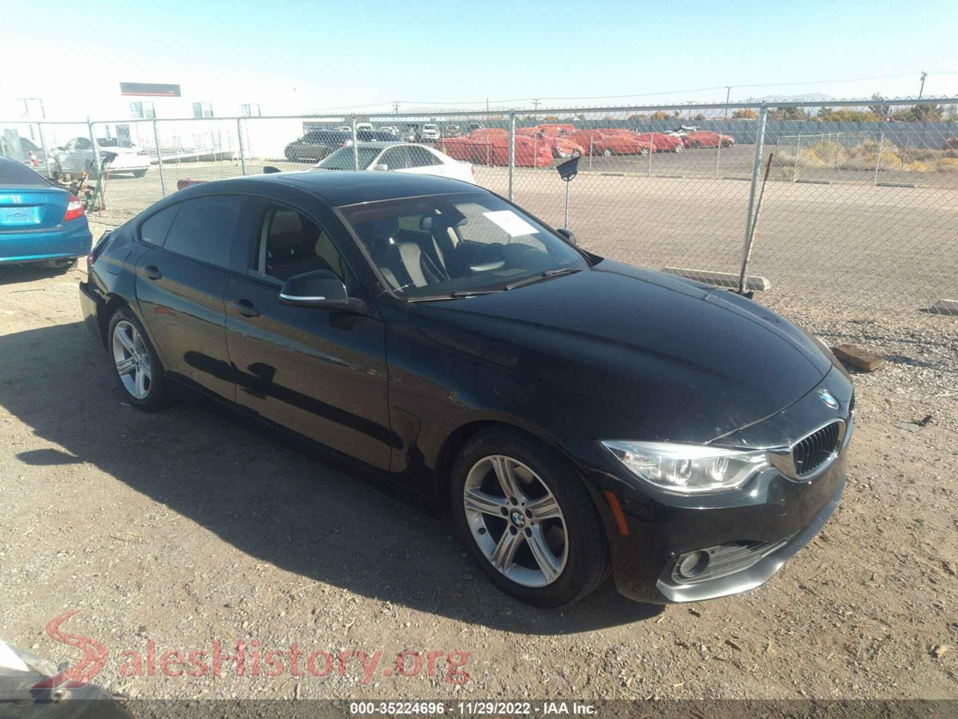 2015 BMW 4 SERIES — VIN WBA4A5C54FGK16059