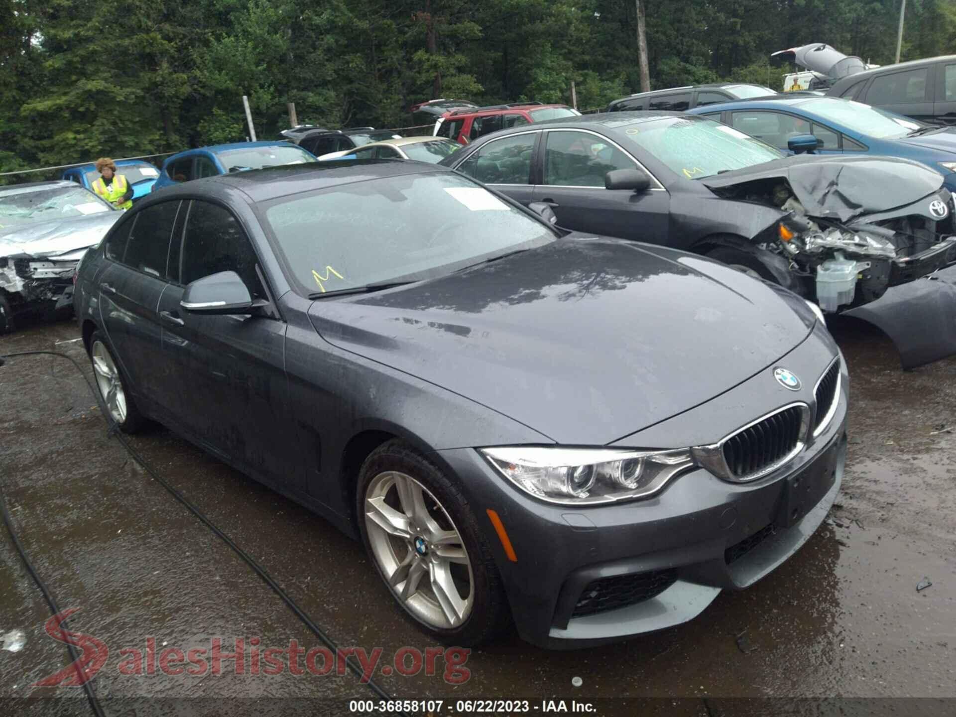 2015 BMW 4 SERIES — VIN WBA4A7C57FG292015