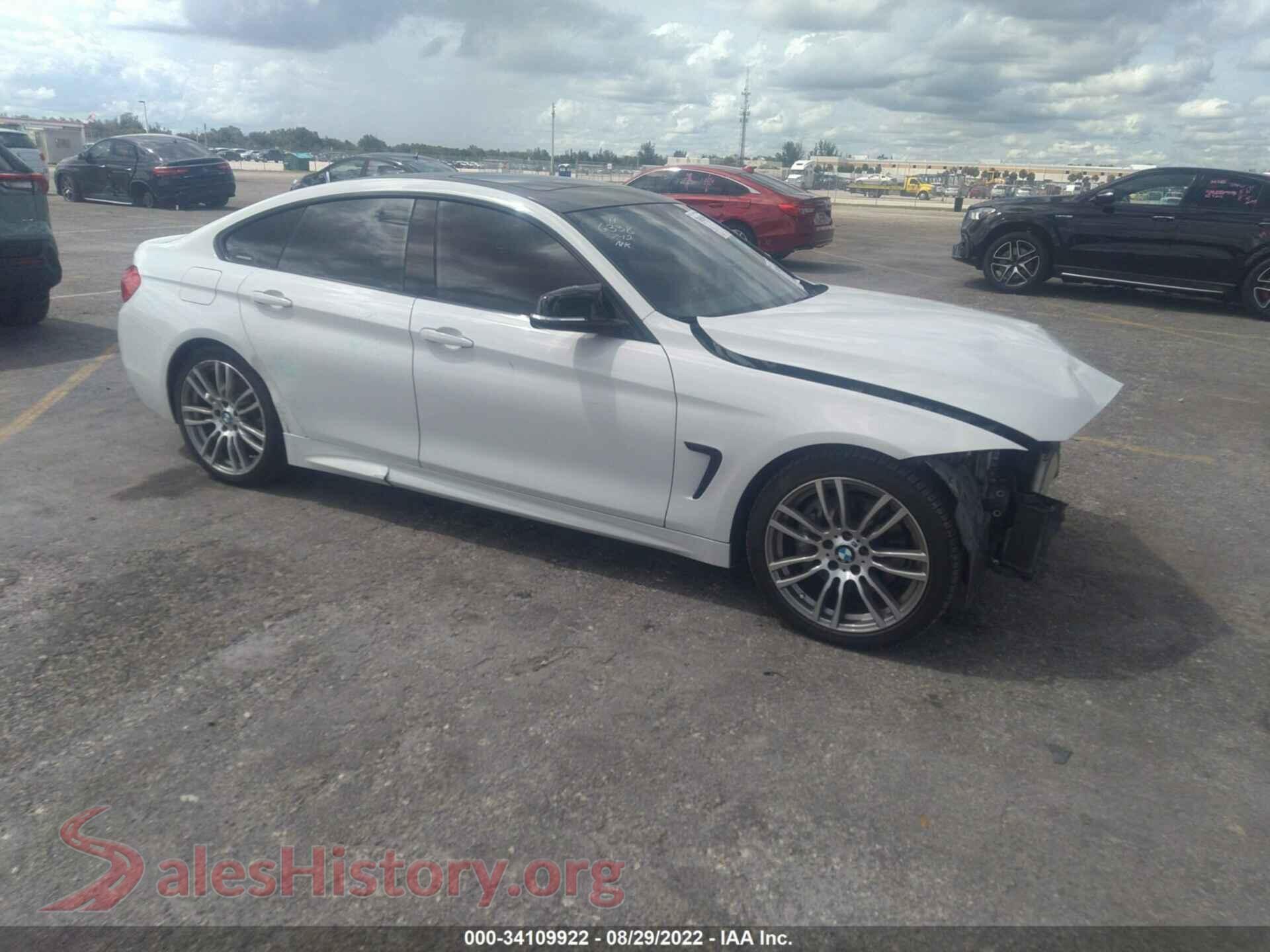 2016 BMW 4 SERIES — VIN WBA4A9C50GG506338