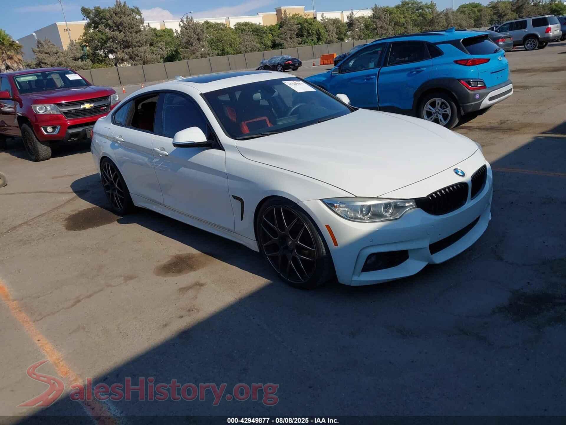 2016 BMW 428I GRAN COUPE — VIN WBA4A9C53GGL89578
