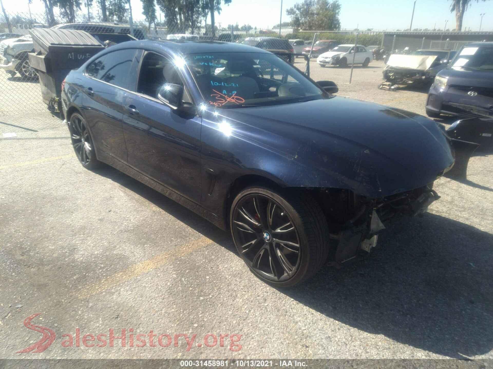 2015 BMW 4 SERIES — VIN WBA4A9C54FD416867