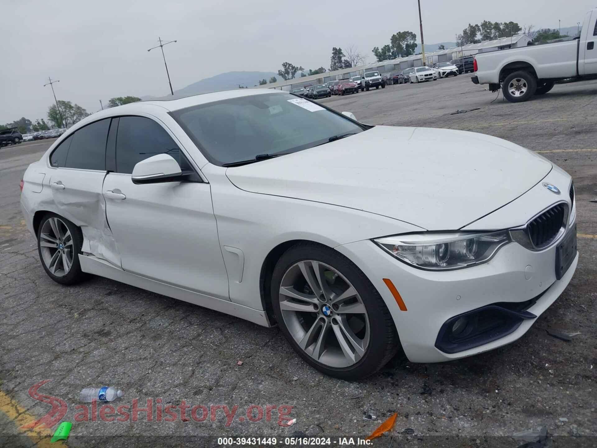 2016 BMW 428I GRAN COUPE — VIN WBA4A9C54GG505287