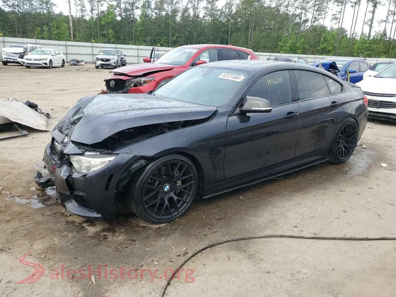 2015 BMW 4 SERIES — VIN WBA4B1C54FD955262