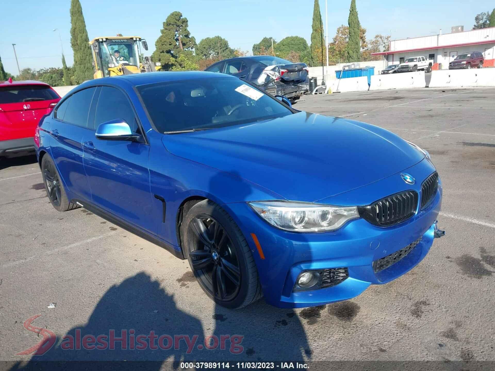 2016 BMW 435I GRAN COUPE — VIN WBA4B1C55GG242970