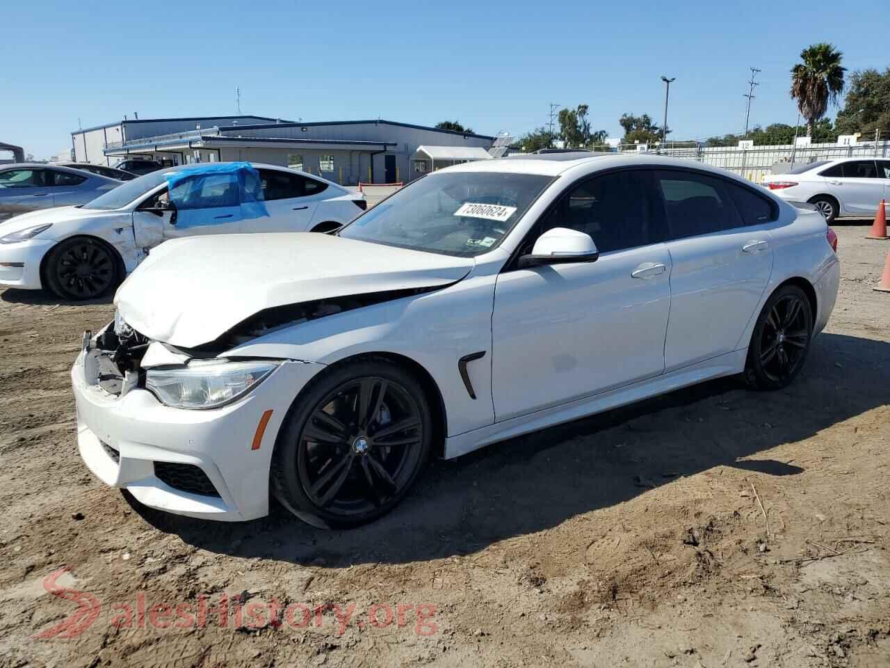2015 BMW 4 SERIES — VIN WBA4B1C58FD955524