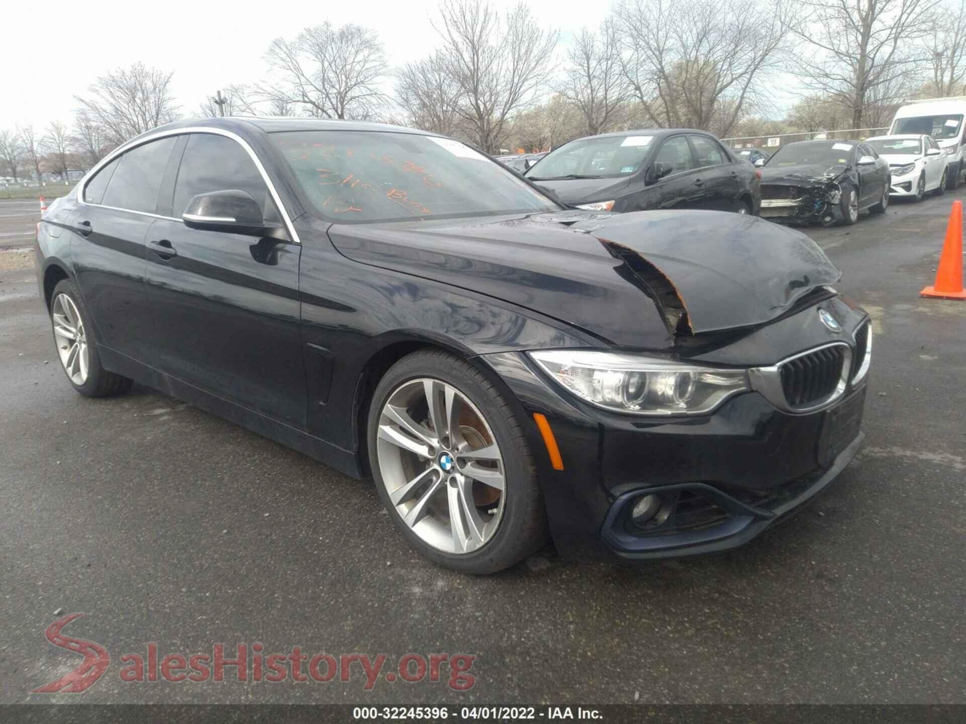 2016 BMW 4 SERIES — VIN WBA4C9C57GG136290