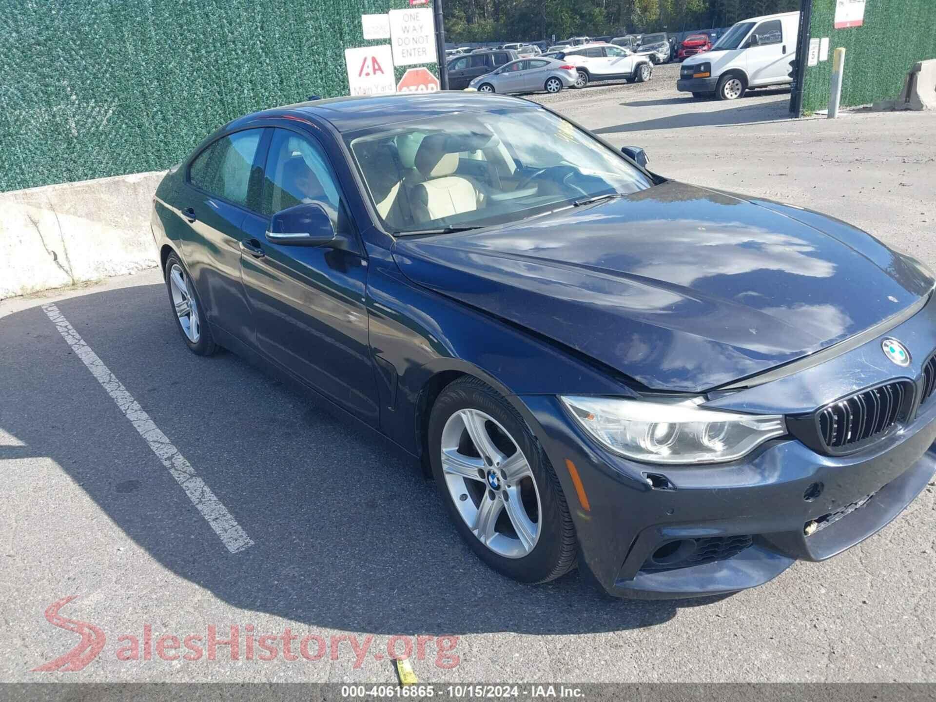 2015 BMW 428 GRAN COUPE — VIN WBA4C9C5XFD330859