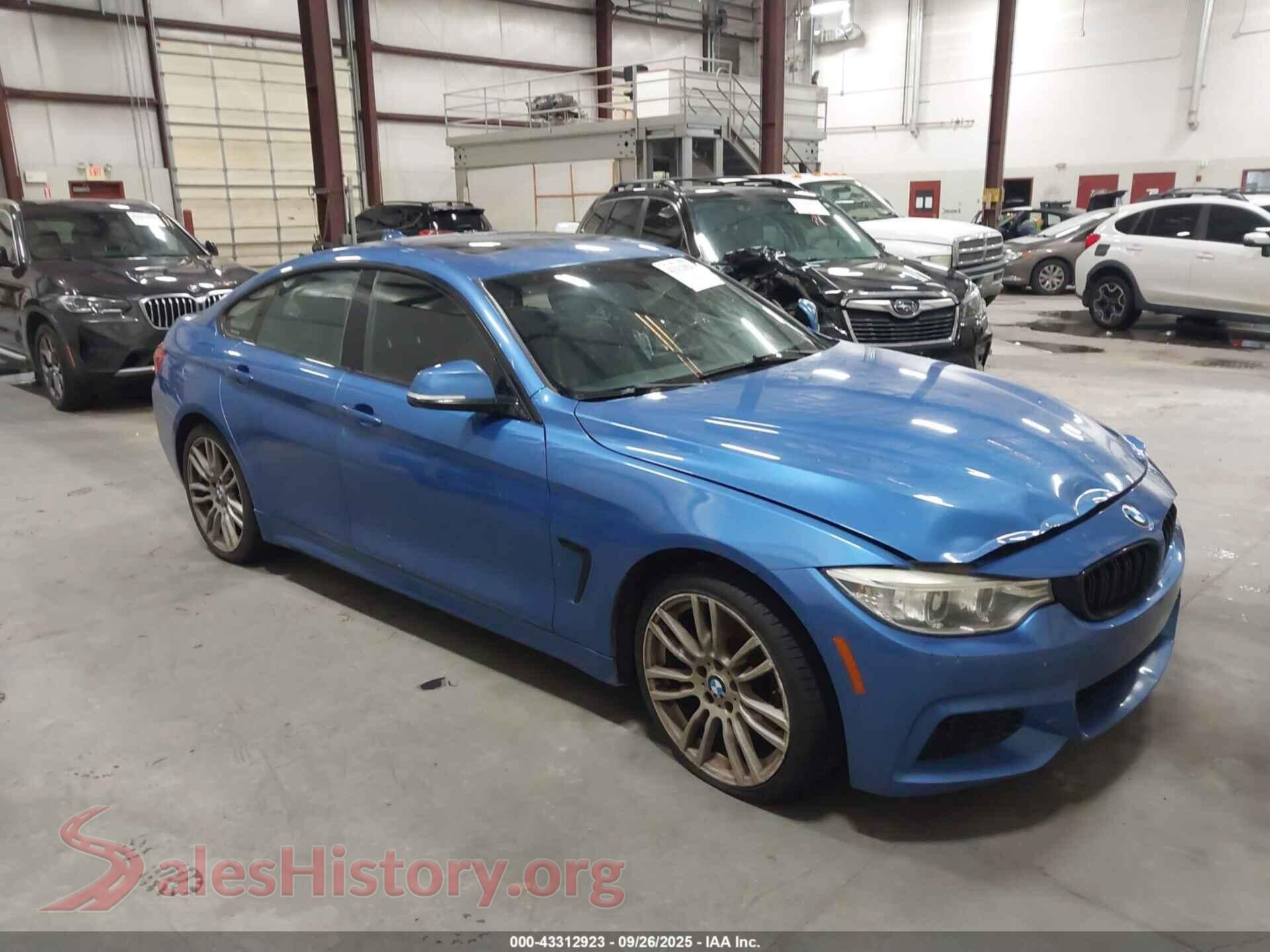2015 BMW 428 GRAN COUPE — VIN WBA4C9C5XFD331185