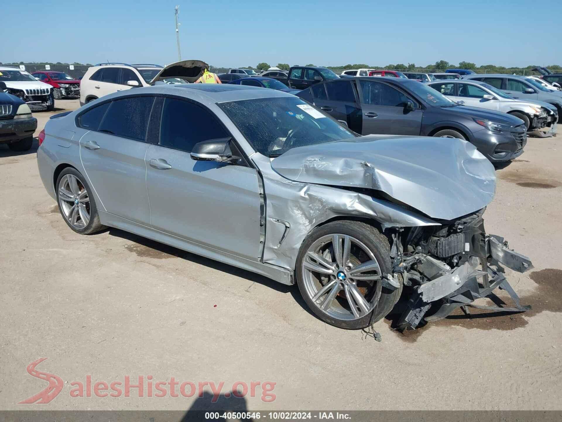 2017 BMW 440I GRAN COUPE — VIN WBA4E3C3XHG826235