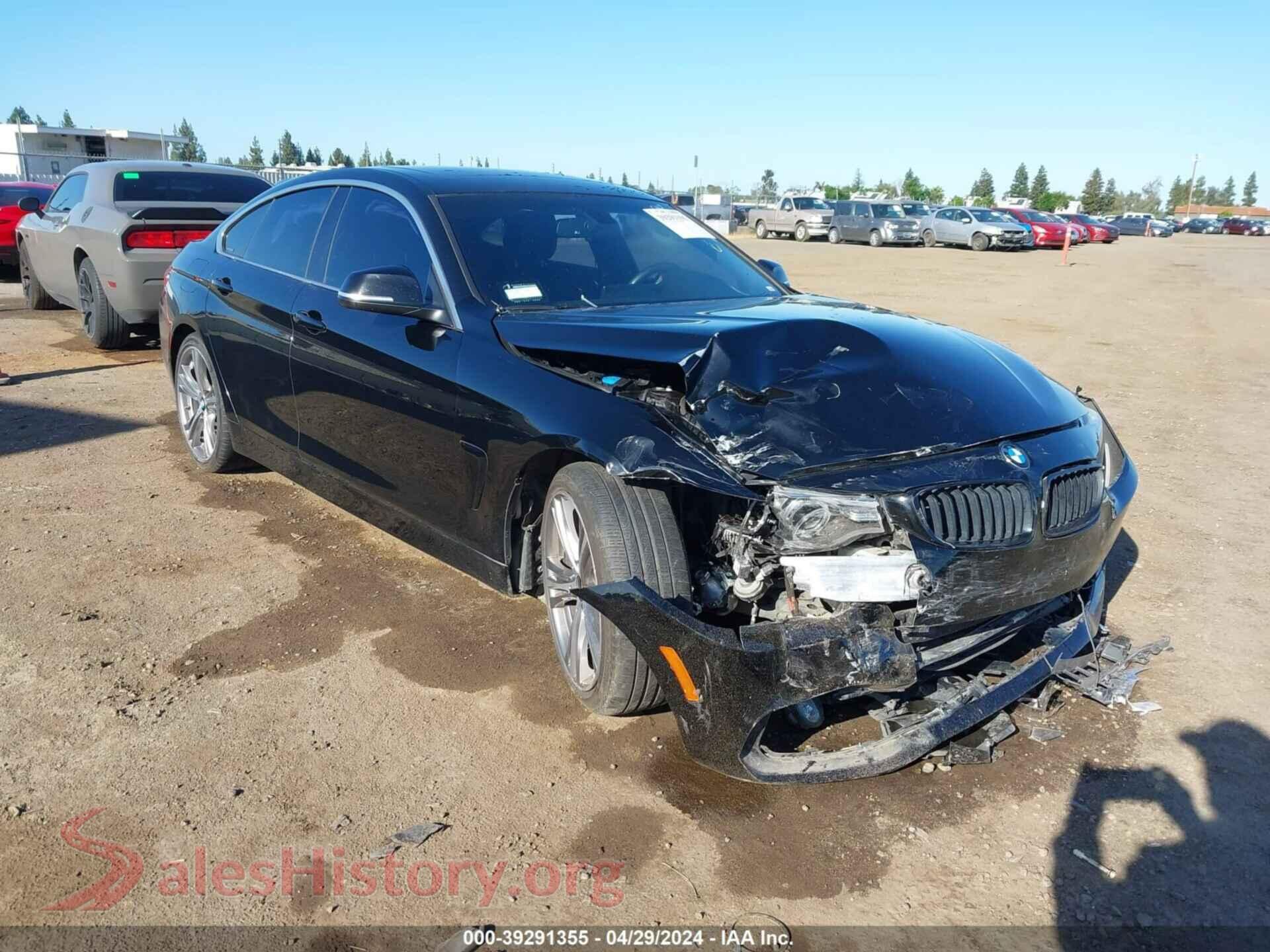 2017 BMW 430I GRAN COUPE — VIN WBA4F7C59HG786087