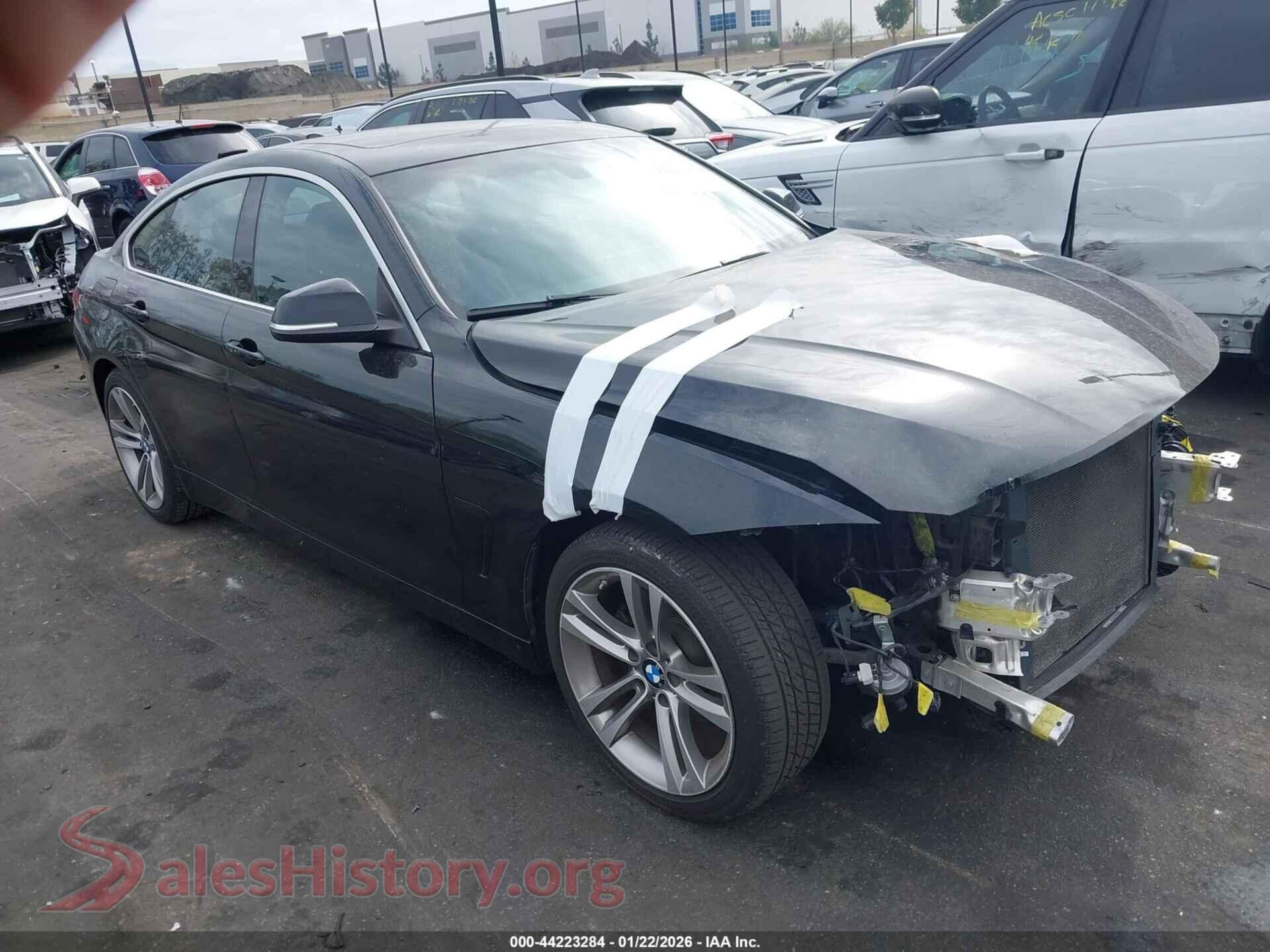 2018 BMW 430I GRAN COUPE — VIN WBA4J1C51JBG79746