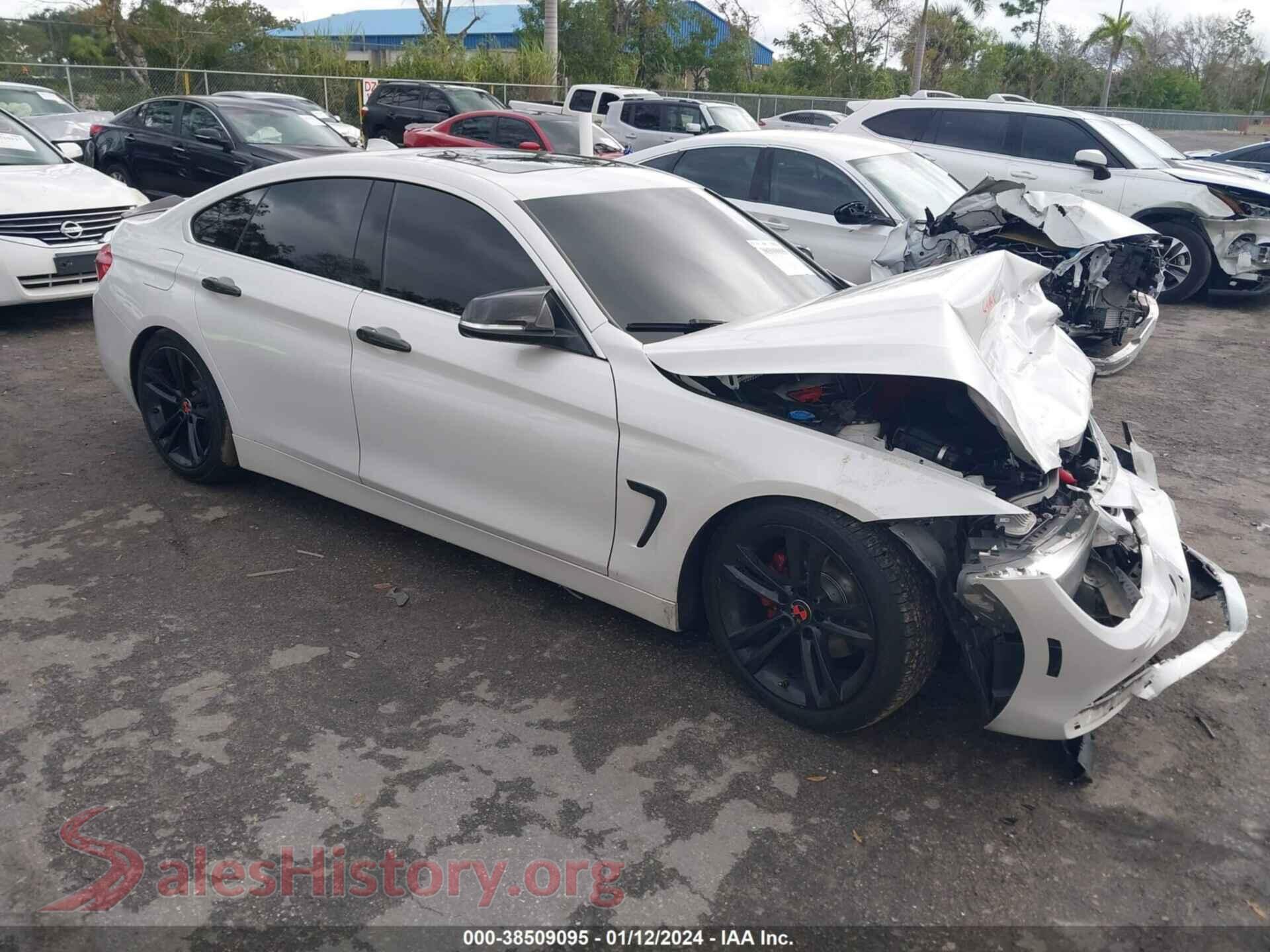 2018 BMW 430I GRAN COUPE — VIN WBA4J1C55JBG76168