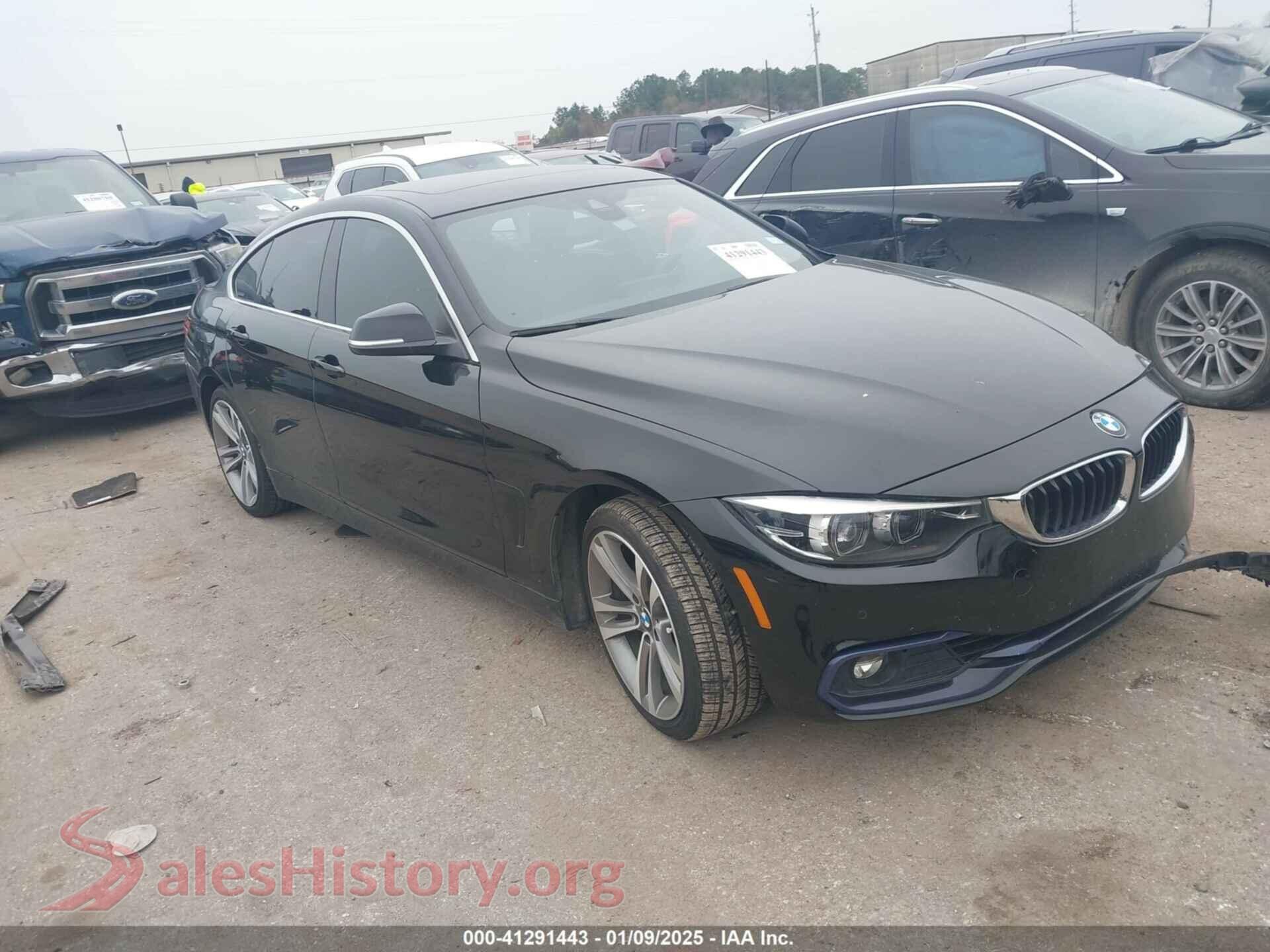 2018 BMW 430I GRAN COUPE — VIN WBA4J1C55JBG79085