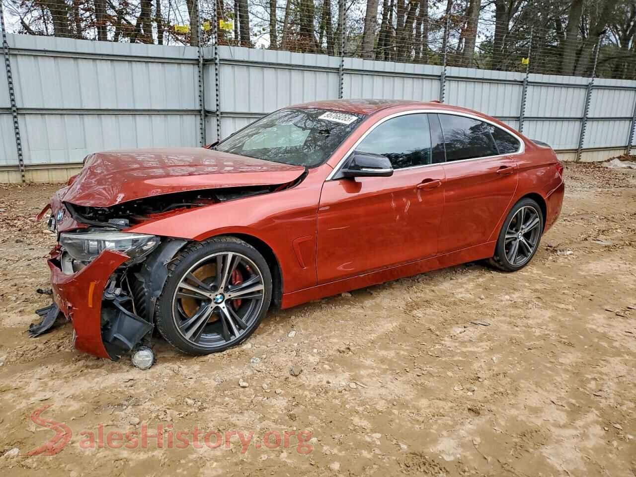 2019 BMW 4 SERIES — VIN WBA4J5C50KBM65661
