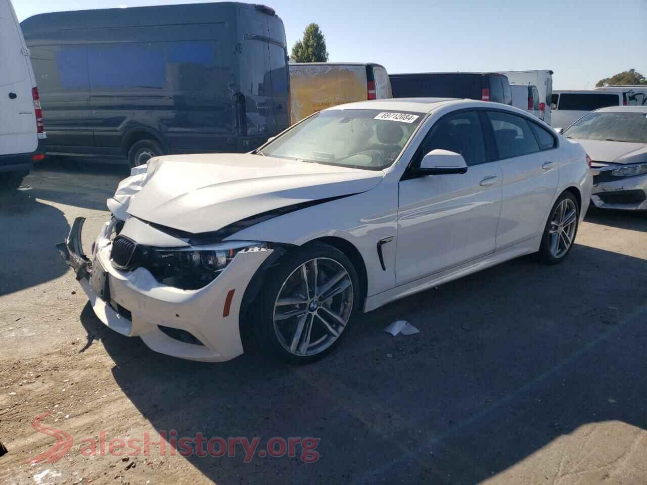 2018 BMW 4 SERIES — VIN WBA4J5C51JBF07580