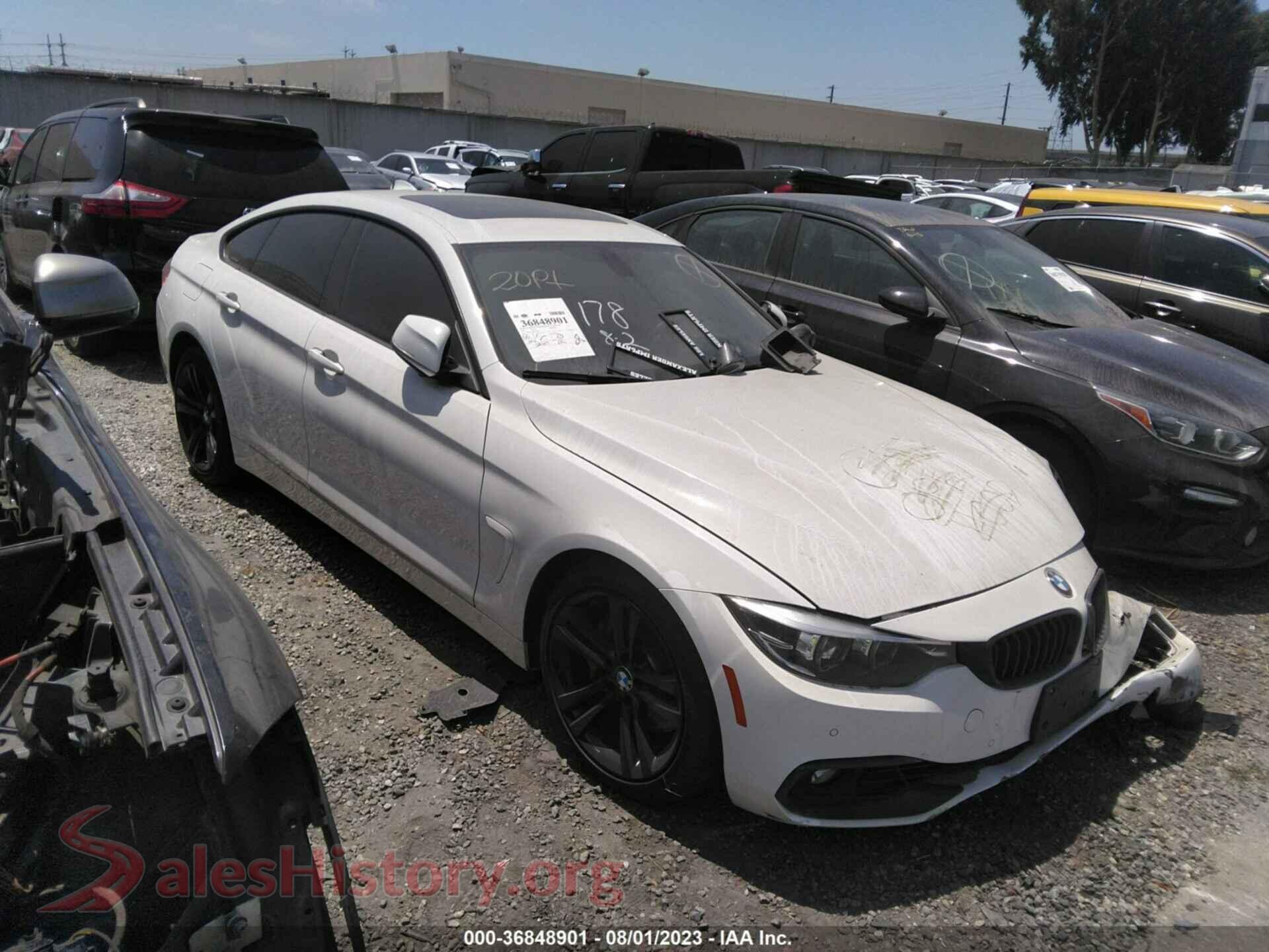 2019 BMW 4 SERIES — VIN WBA4J5C59KBM65951