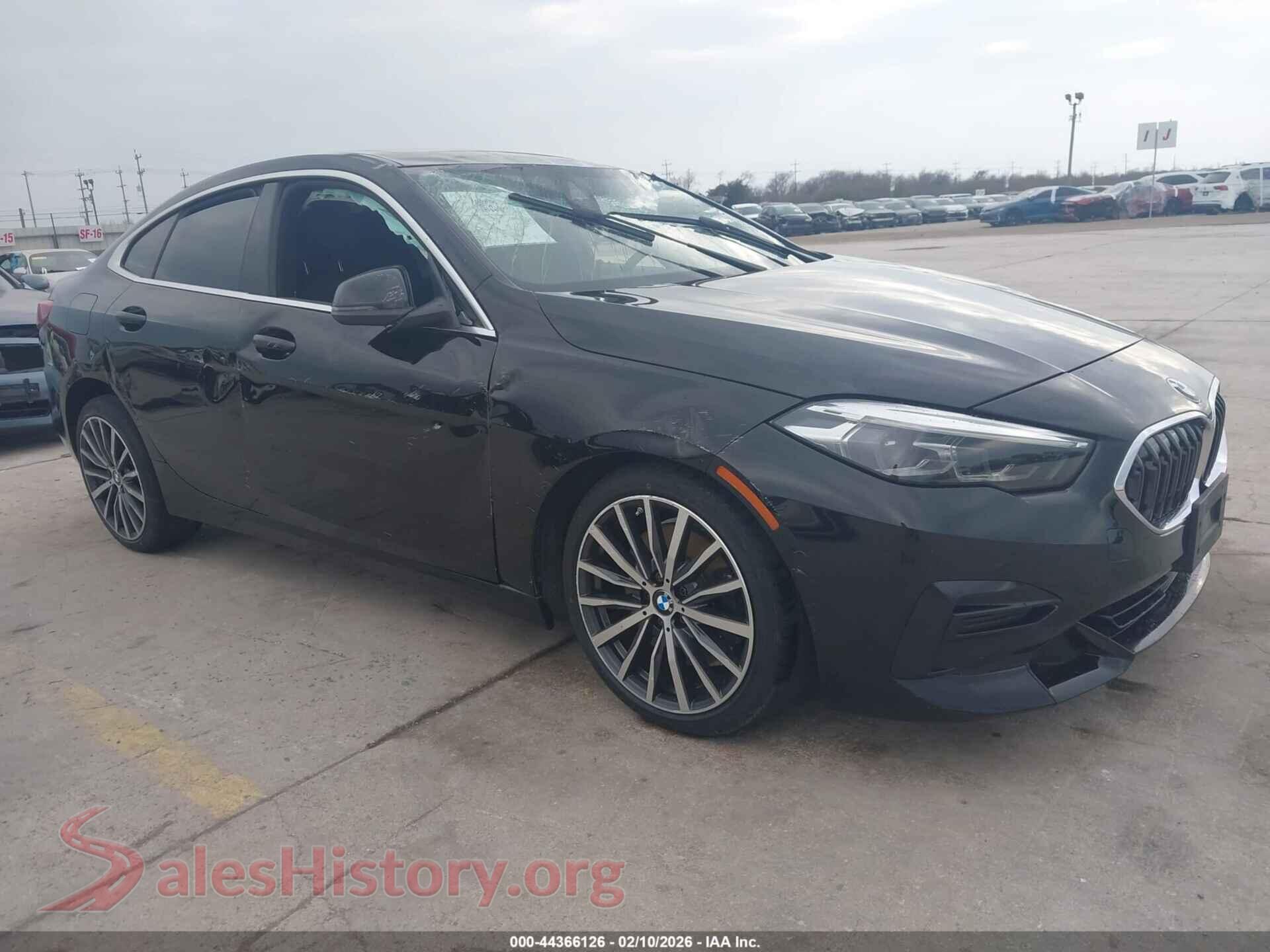 2022 BMW 228 GRAN COUPE — VIN WBA53AK03N7K04402