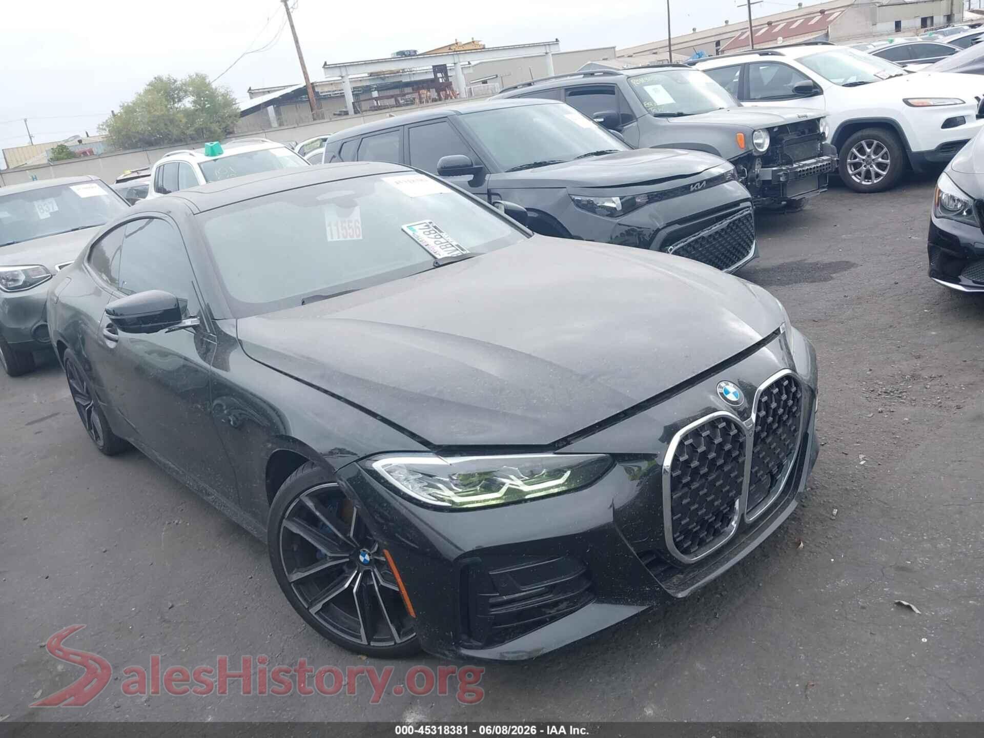 2021 BMW 430I — VIN WBA53AP02MCF96709