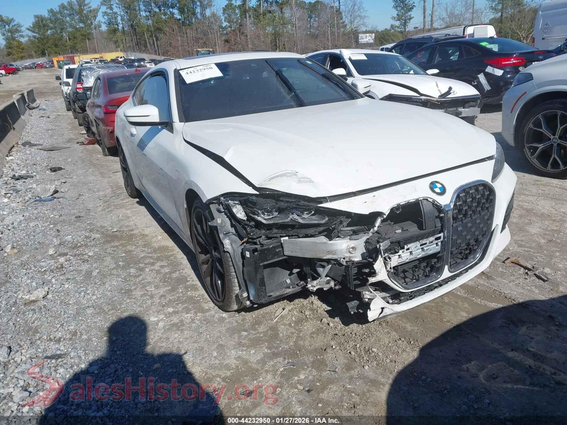 2021 BMW 430I — VIN WBA53AP06MCG93461