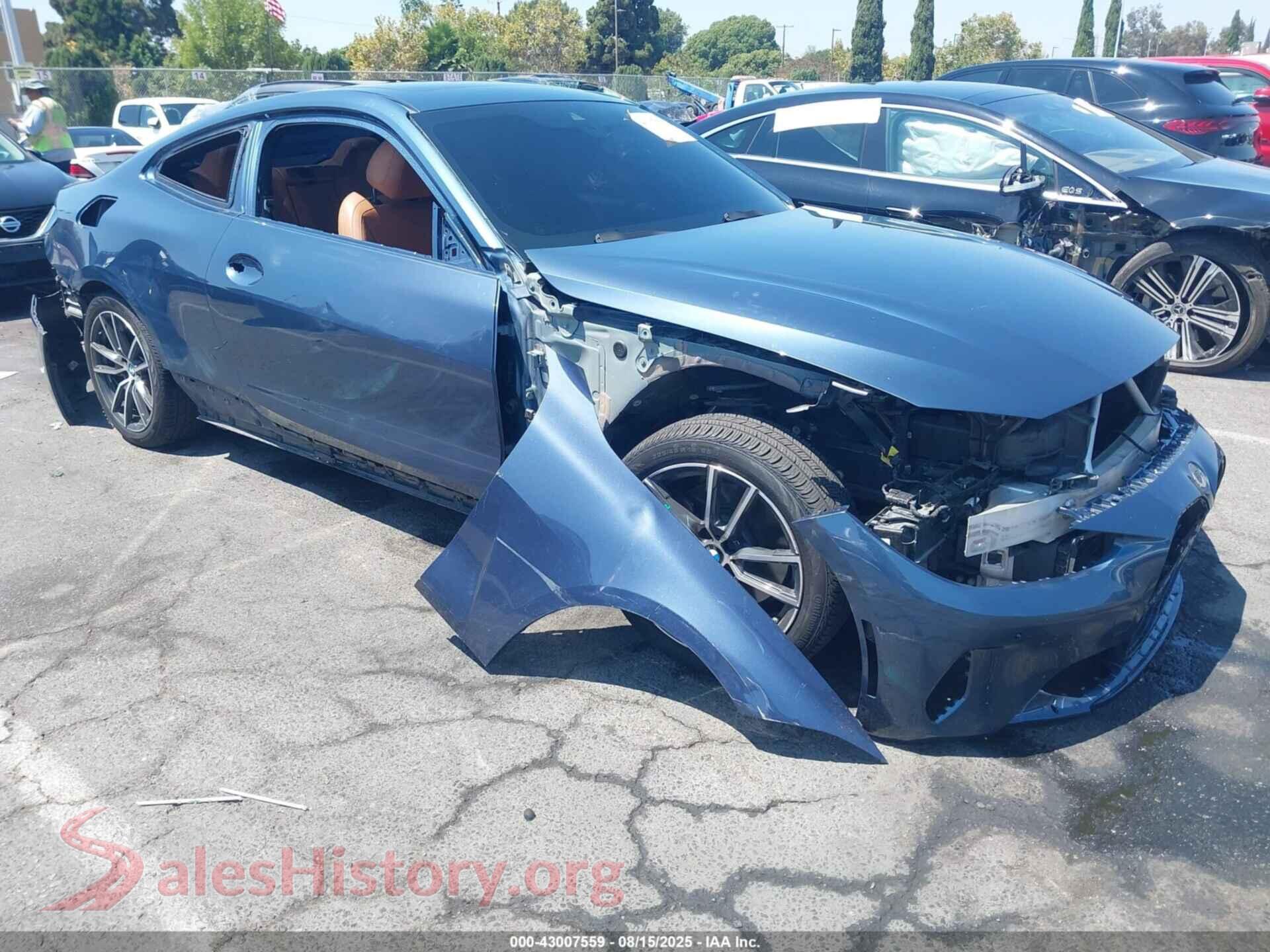 2021 BMW 430I — VIN WBA53AP08MCF91336
