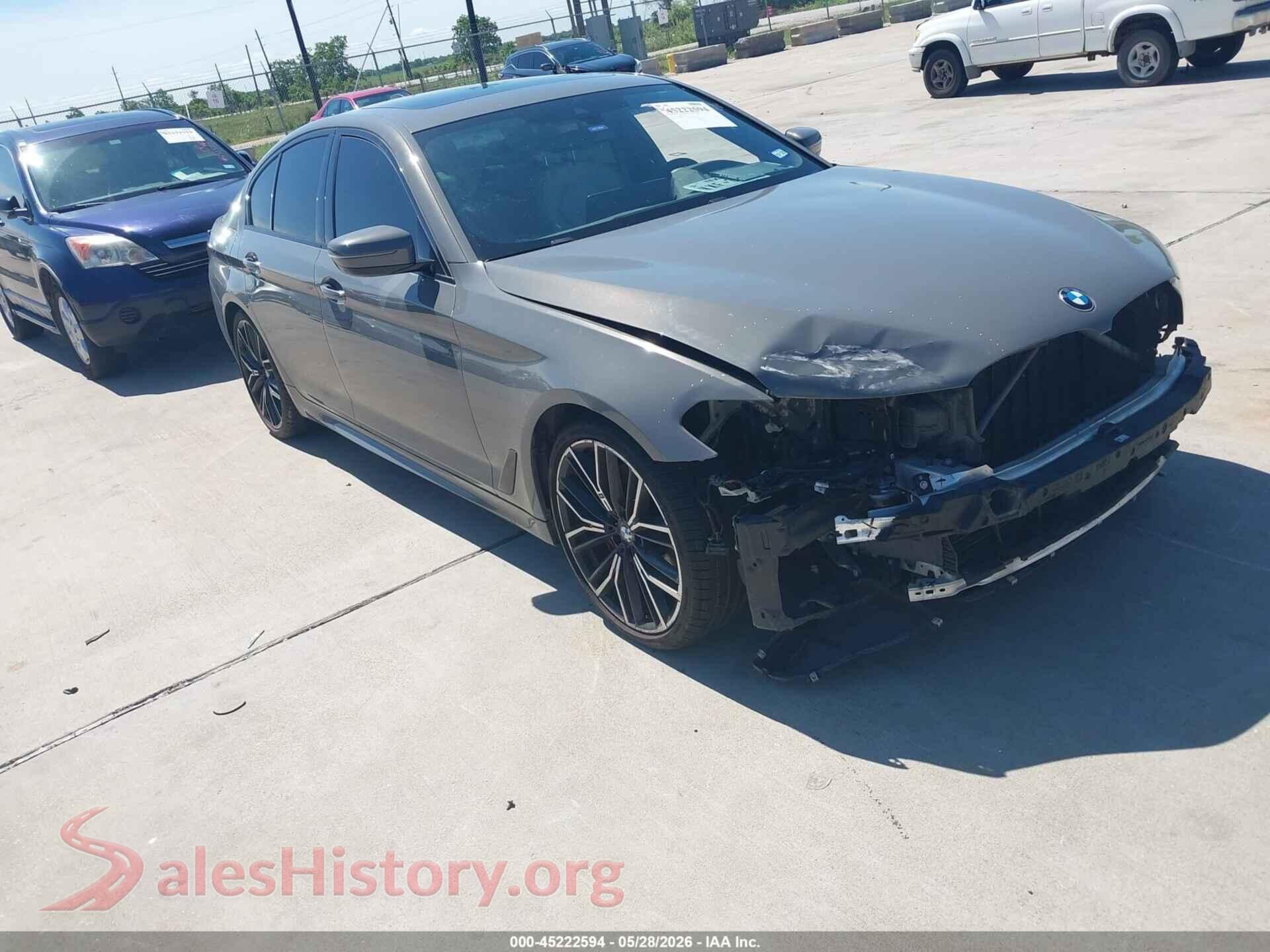 2021 BMW 530I — VIN WBA53BH00MCF08129