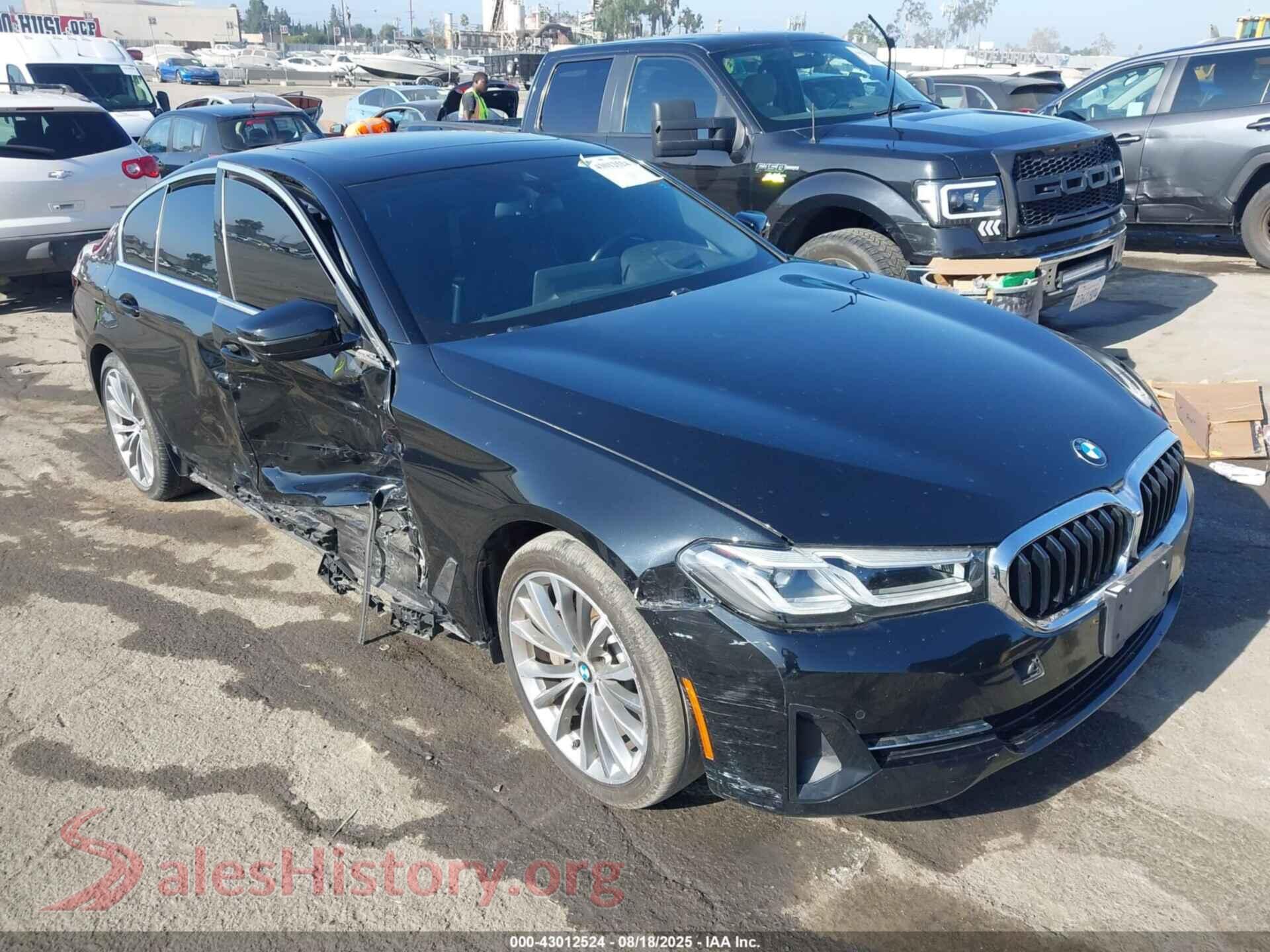 2021 BMW 530I — VIN WBA53BH02MWX17304
