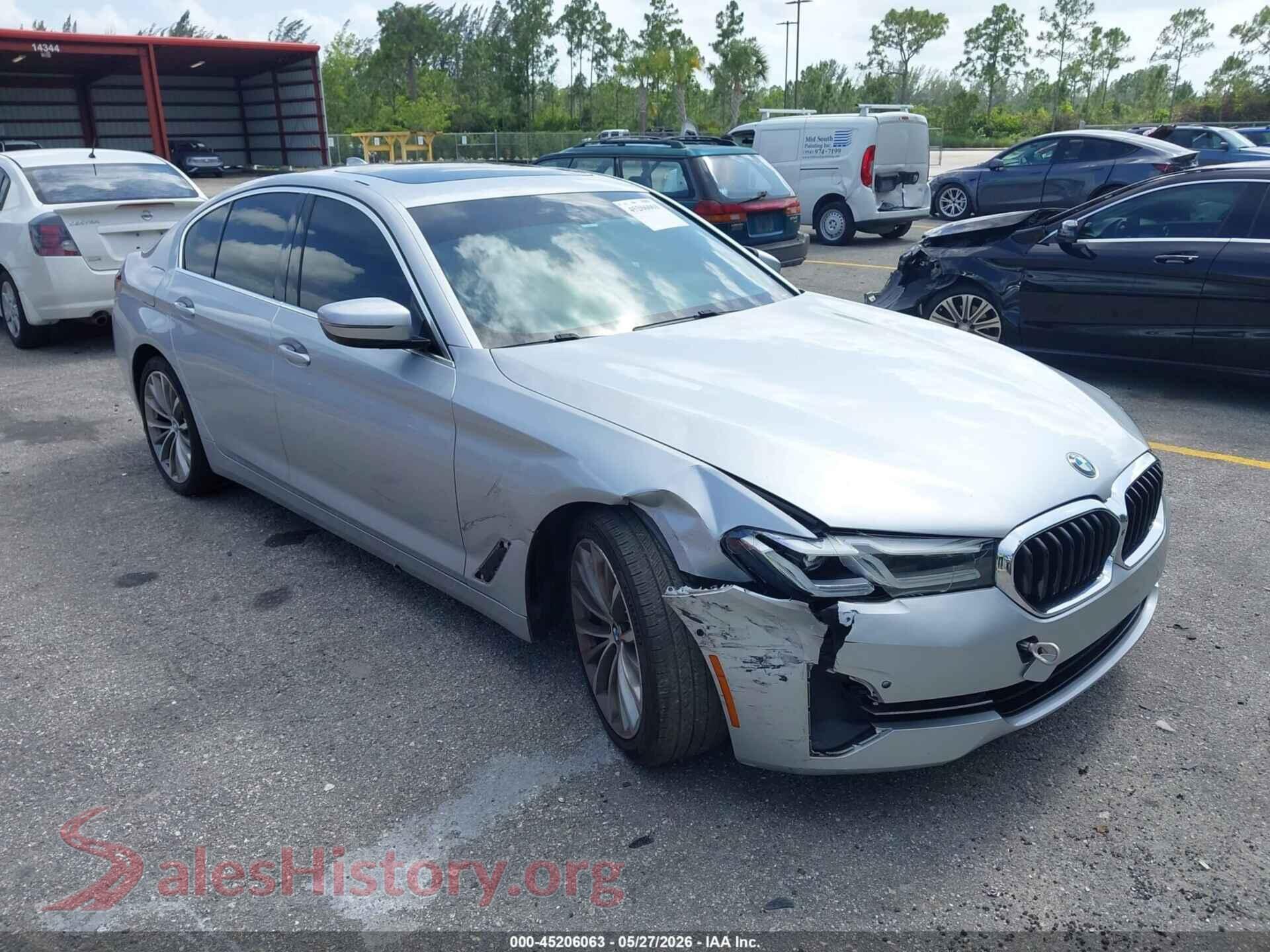 2021 BMW 530I — VIN WBA53BH06MWW95193