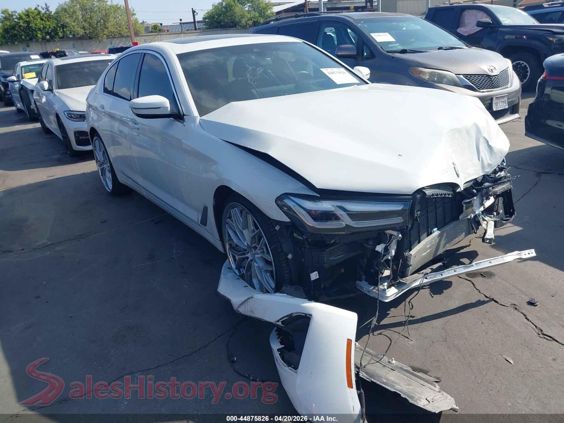 2022 BMW 530 — VIN WBA53BH09NWX54724