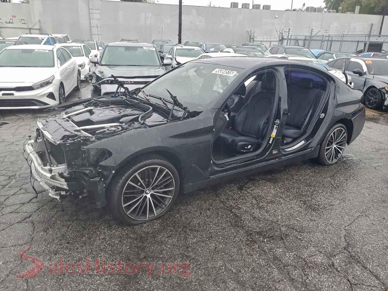 2022 BMW 5 SERIES — VIN WBA53BH0XNWX38080