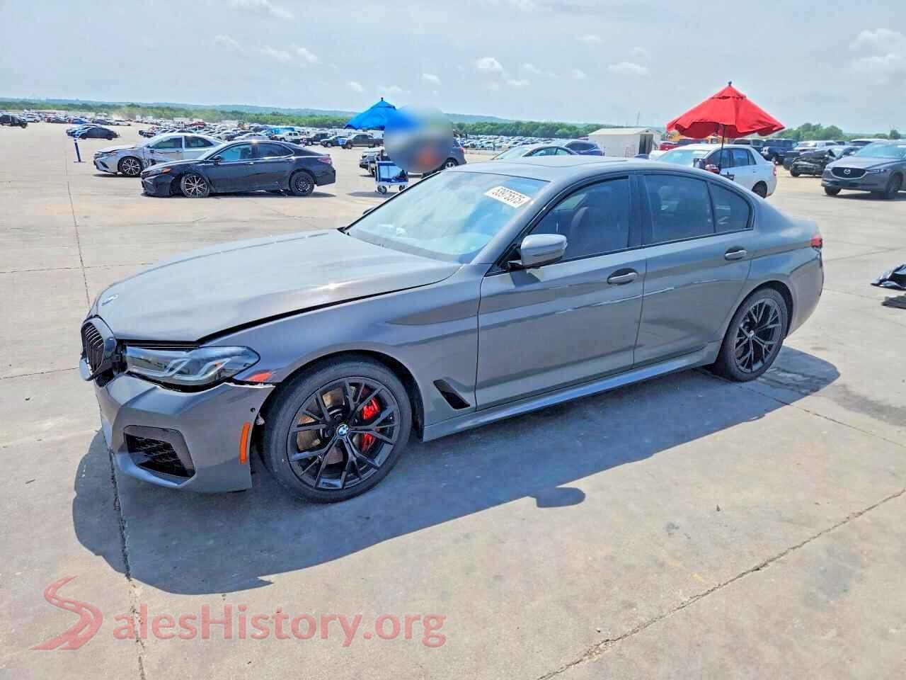 2022 BMW 5 SERIES — VIN WBA53BJ00NWX58557