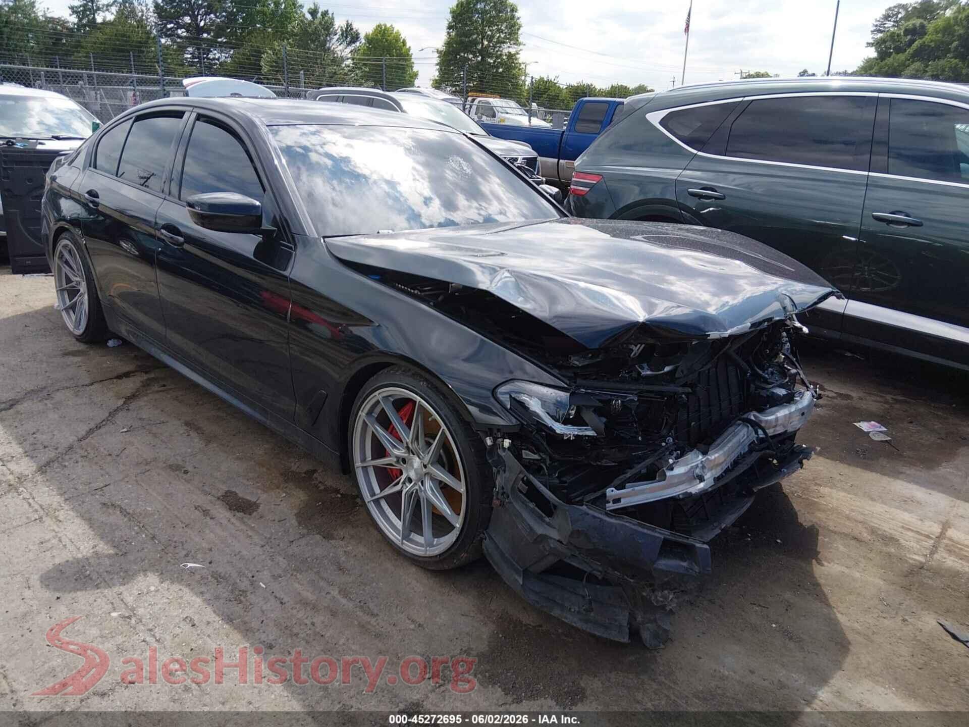2021 BMW 540I — VIN WBA53BJ01MCG87176