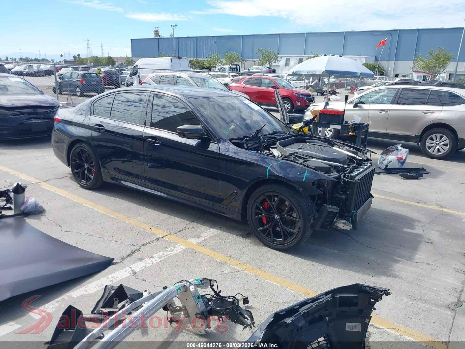 2021 BMW 540I — VIN WBA53BJ03MCG21857