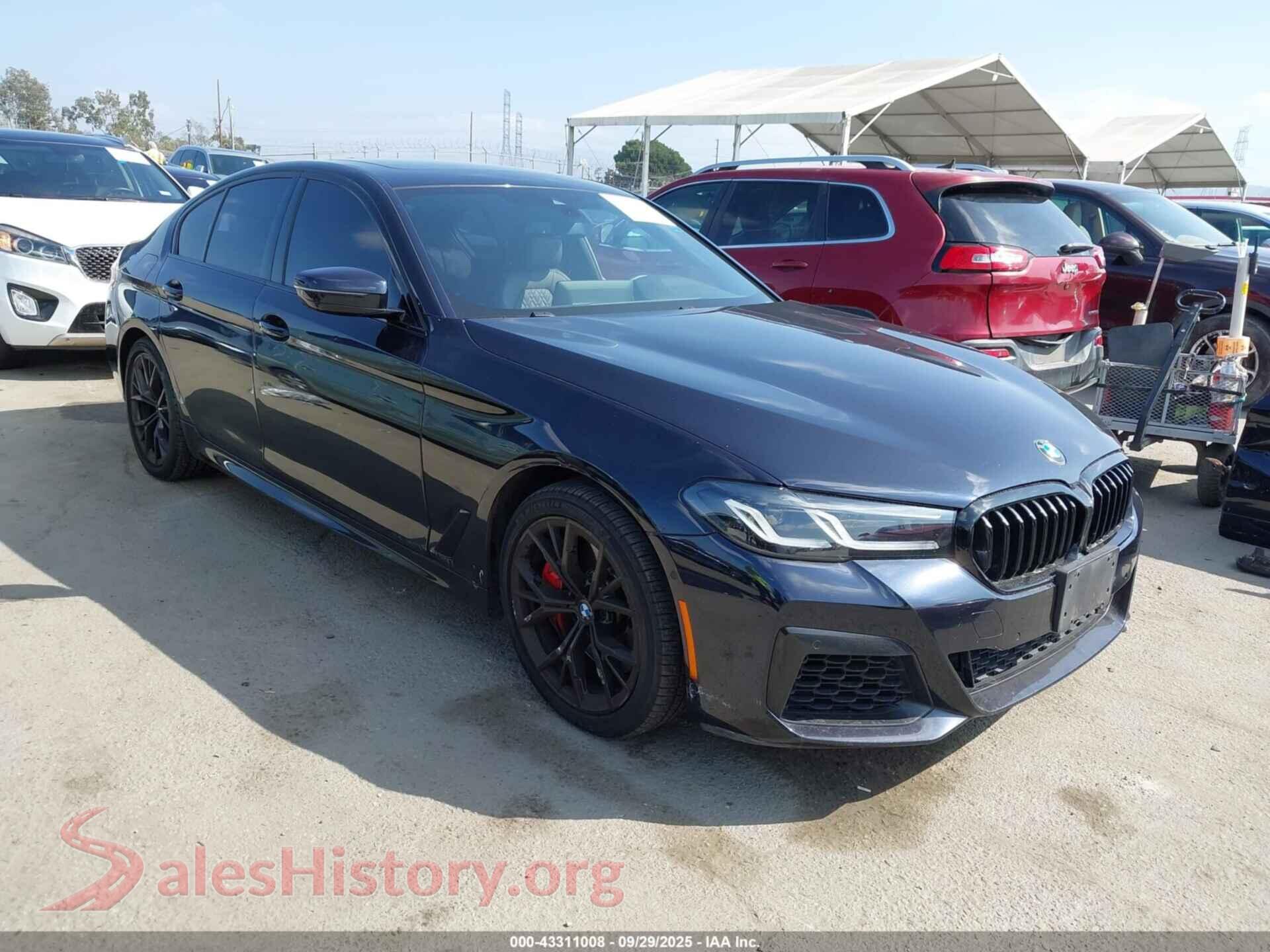 2023 BMW 540 — VIN WBA53BJ03PCL96888