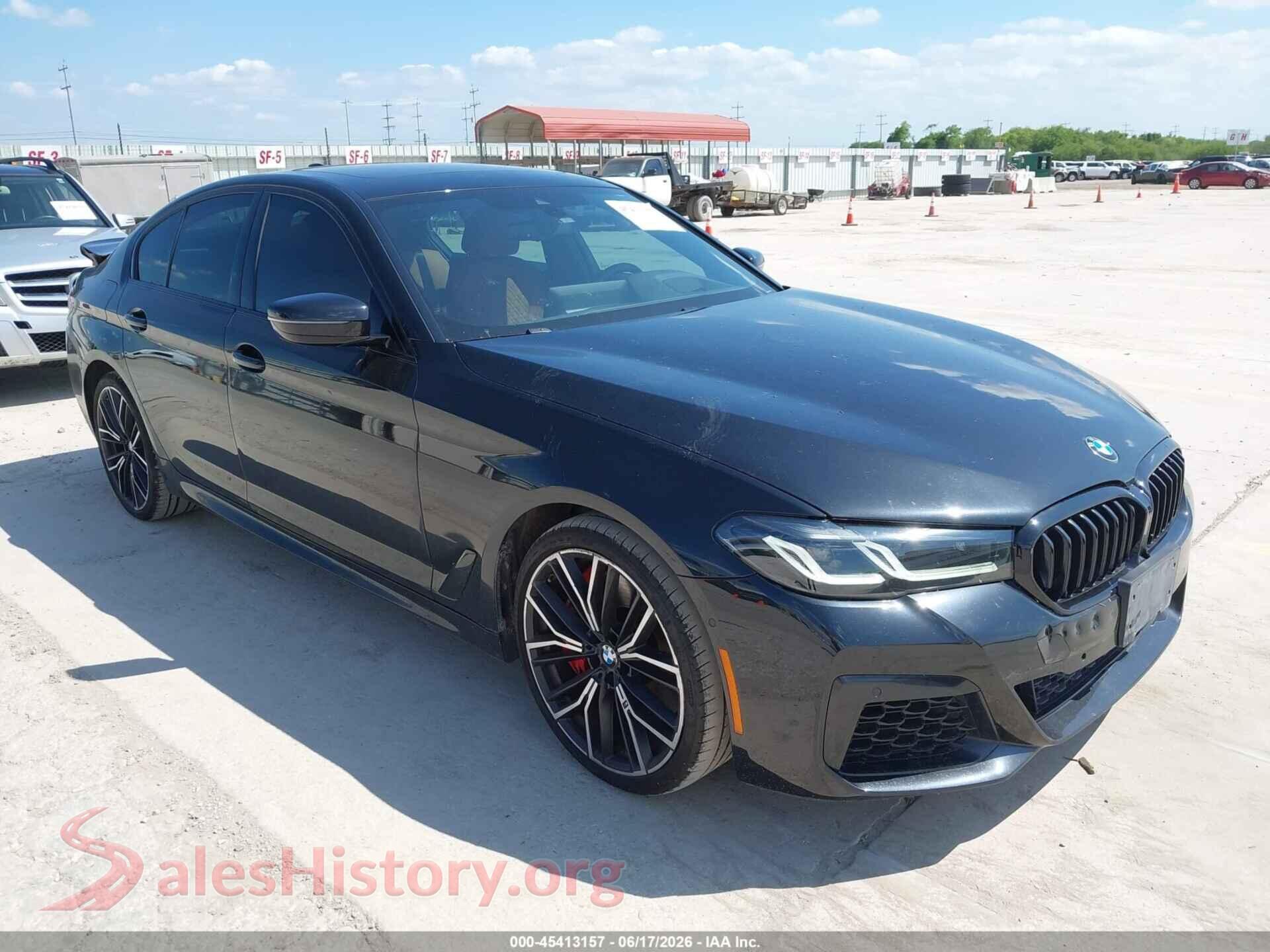 2022 BMW 540 — VIN WBA53BJ06NCK71316