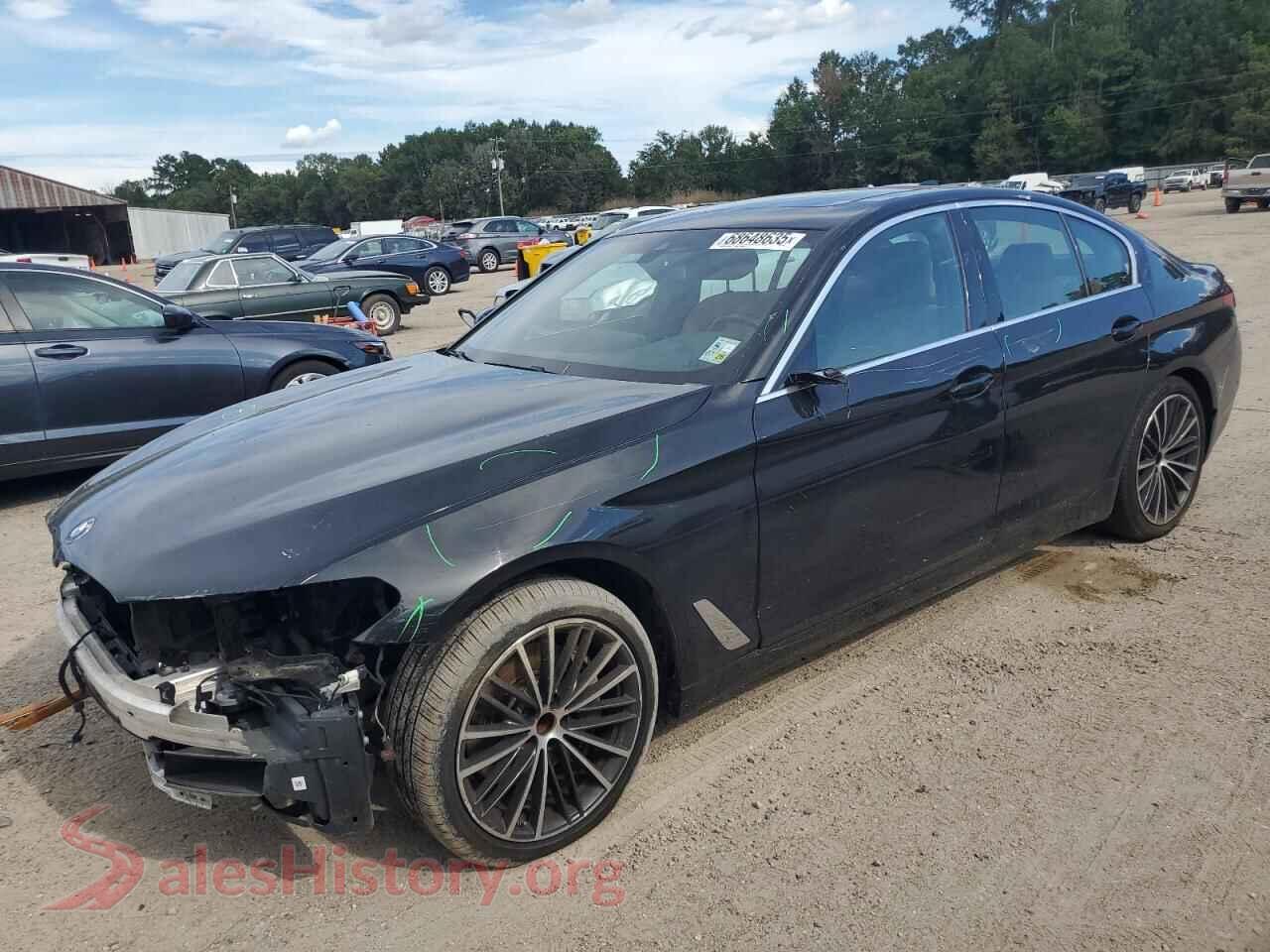 2021 BMW 5 SERIES — VIN WBA53BJ0XMCF82491