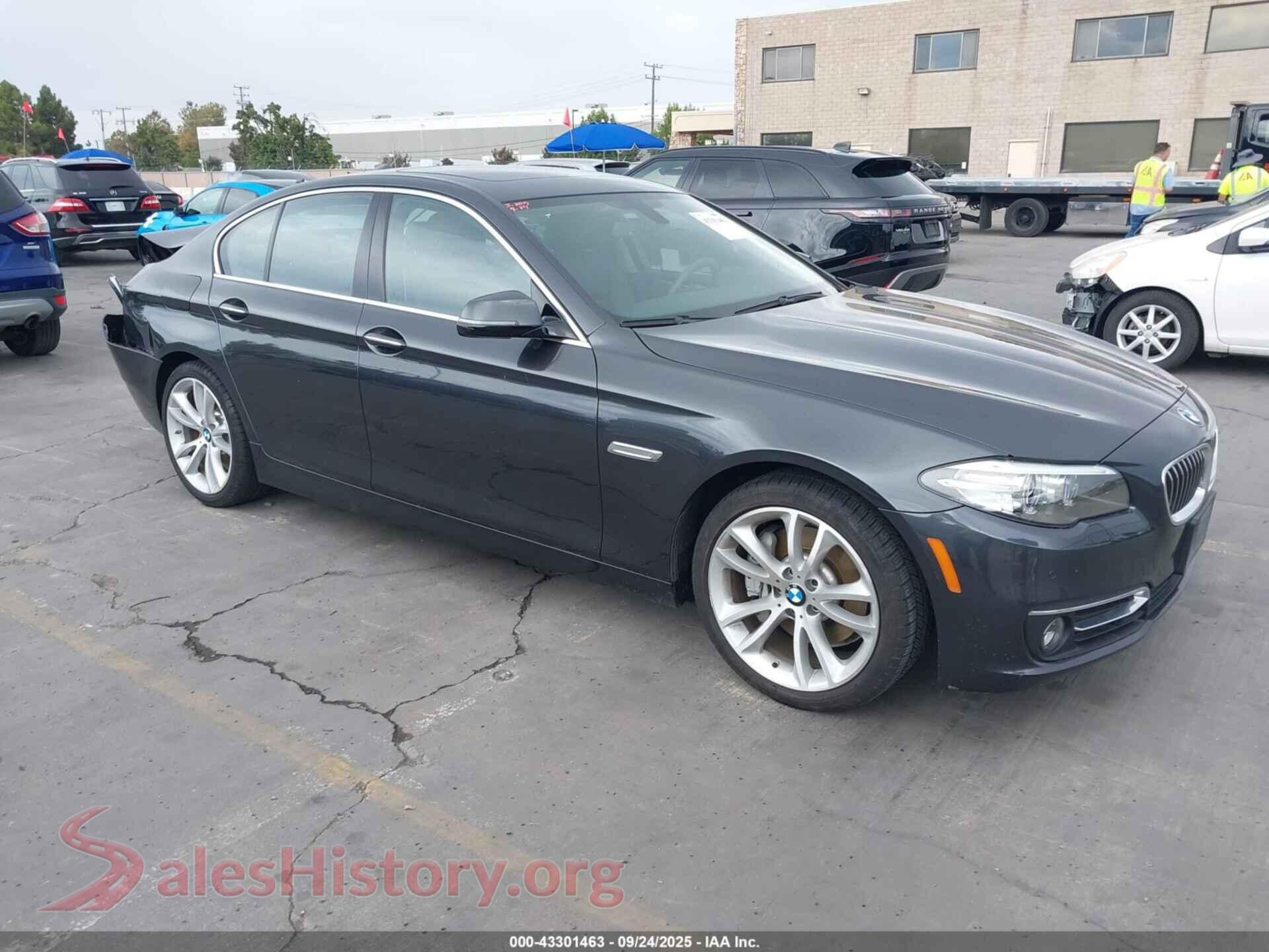 2015 BMW 535I — VIN WBA5B1C52FG127908