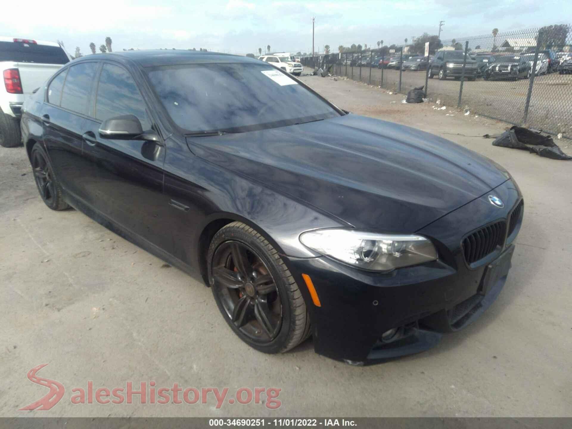 2014 BMW 5 SERIES — VIN WBA5B1C57ED477289